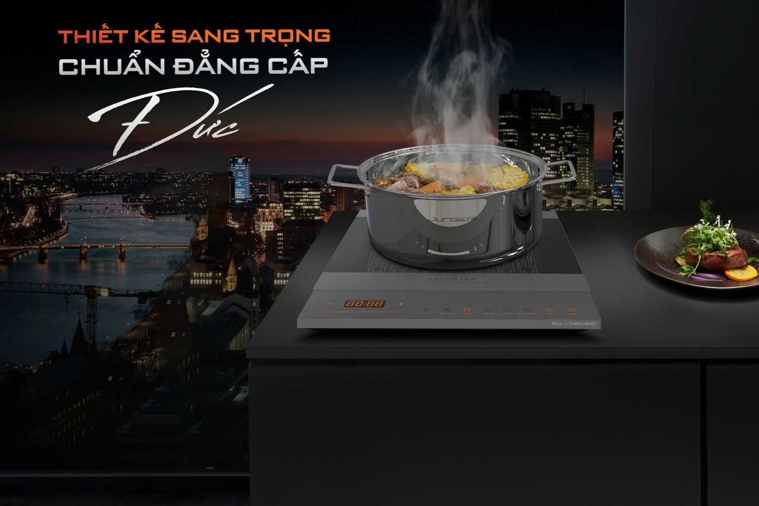 Bếp Từ Đơn Junger CEJ-106-I | Lắp Dương 1 Vùng Nấu