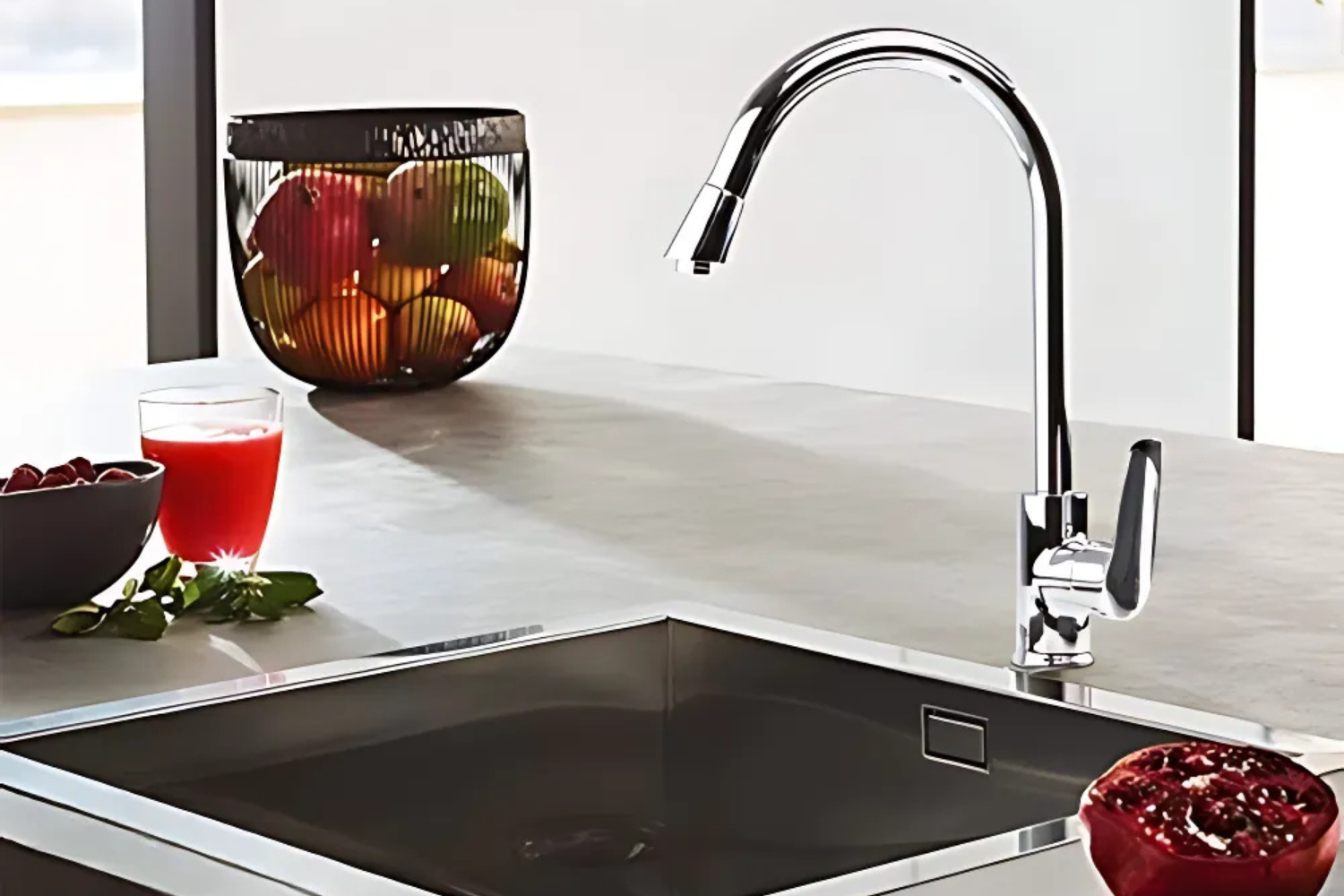 Vòi Rửa Bát Nóng Lạnh Malloca K279N | Đồng Thau Mạ Chrome