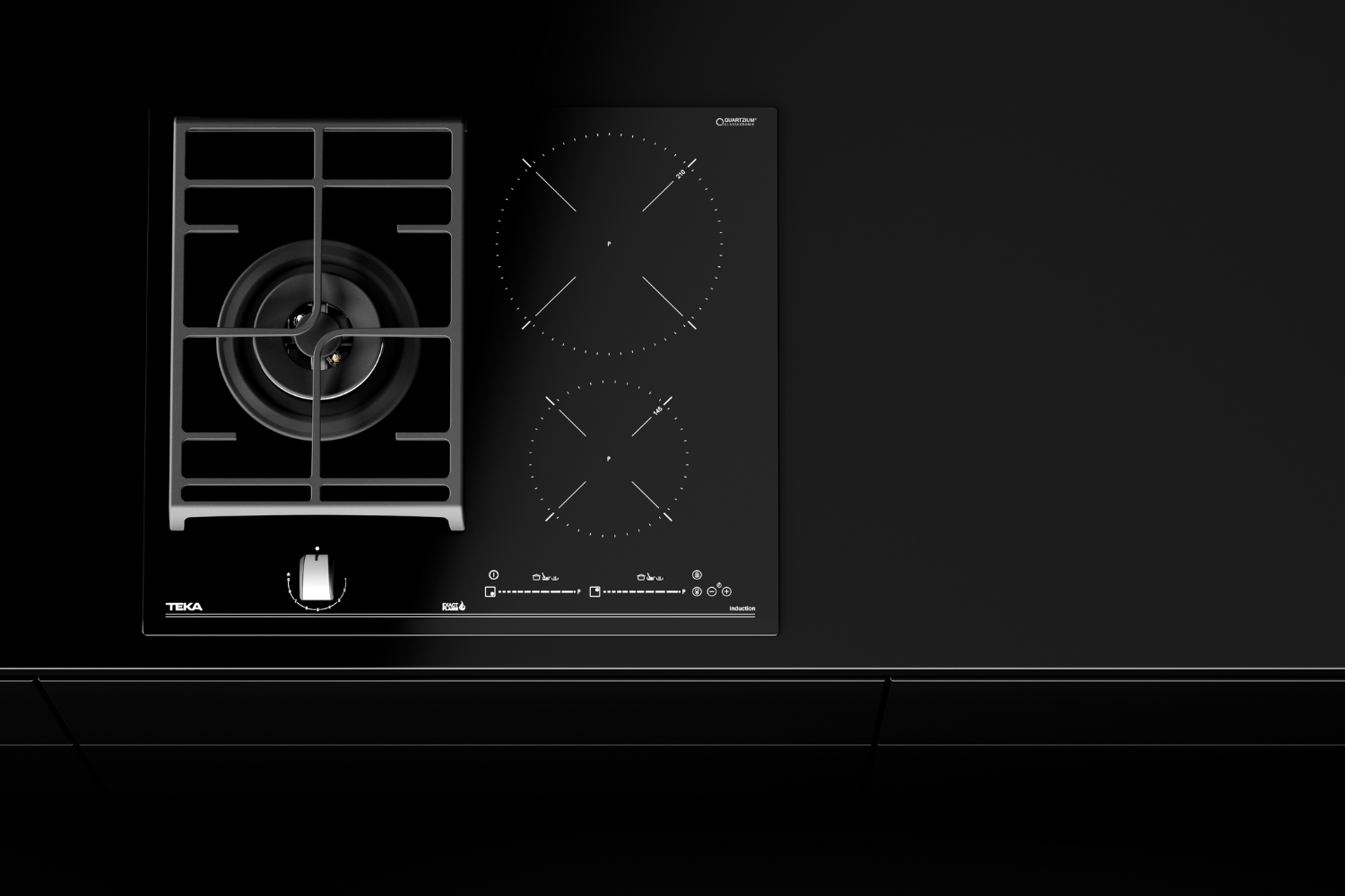 Bếp Từ Kết Hợp Gas Teka JZC 63312 ABB | Lắp Âm 3 Vùng Nấu