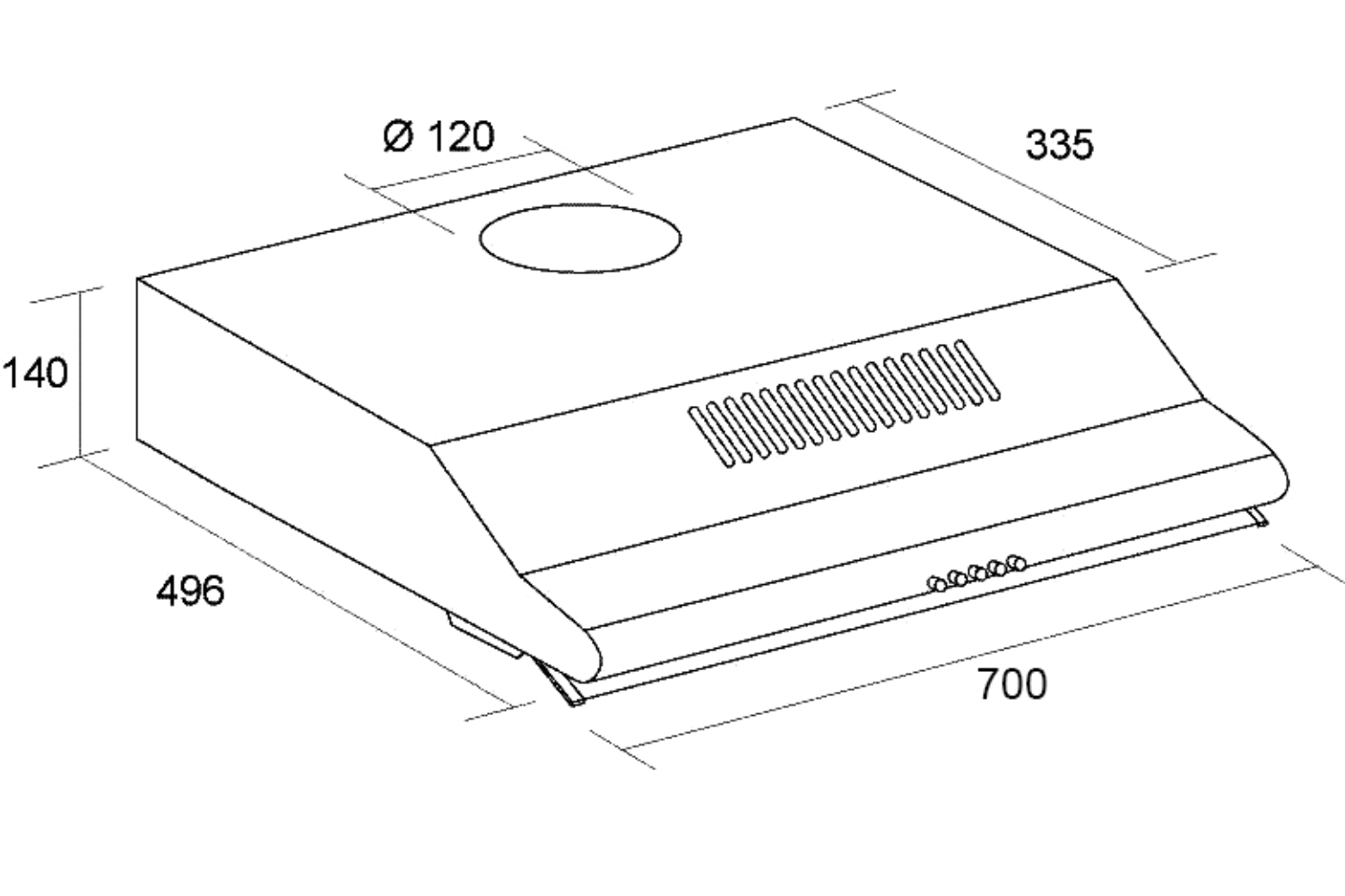 Máy hút mùi cổ điển Canzy CZ 70WY | 70cm
