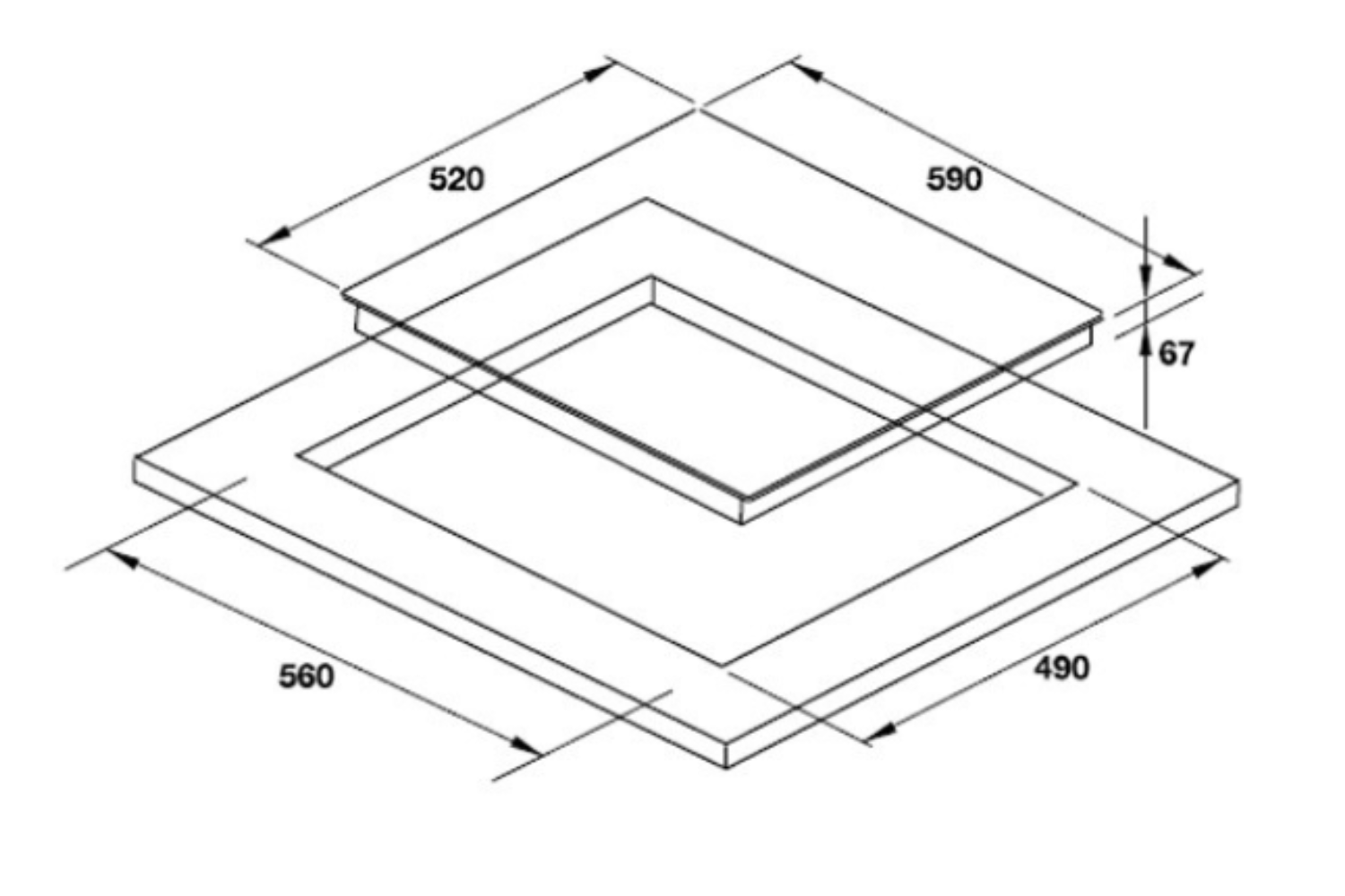 Bếp Từ Âm Hafele HC-I603B (536.01.601) | 03 Vùng Nấu