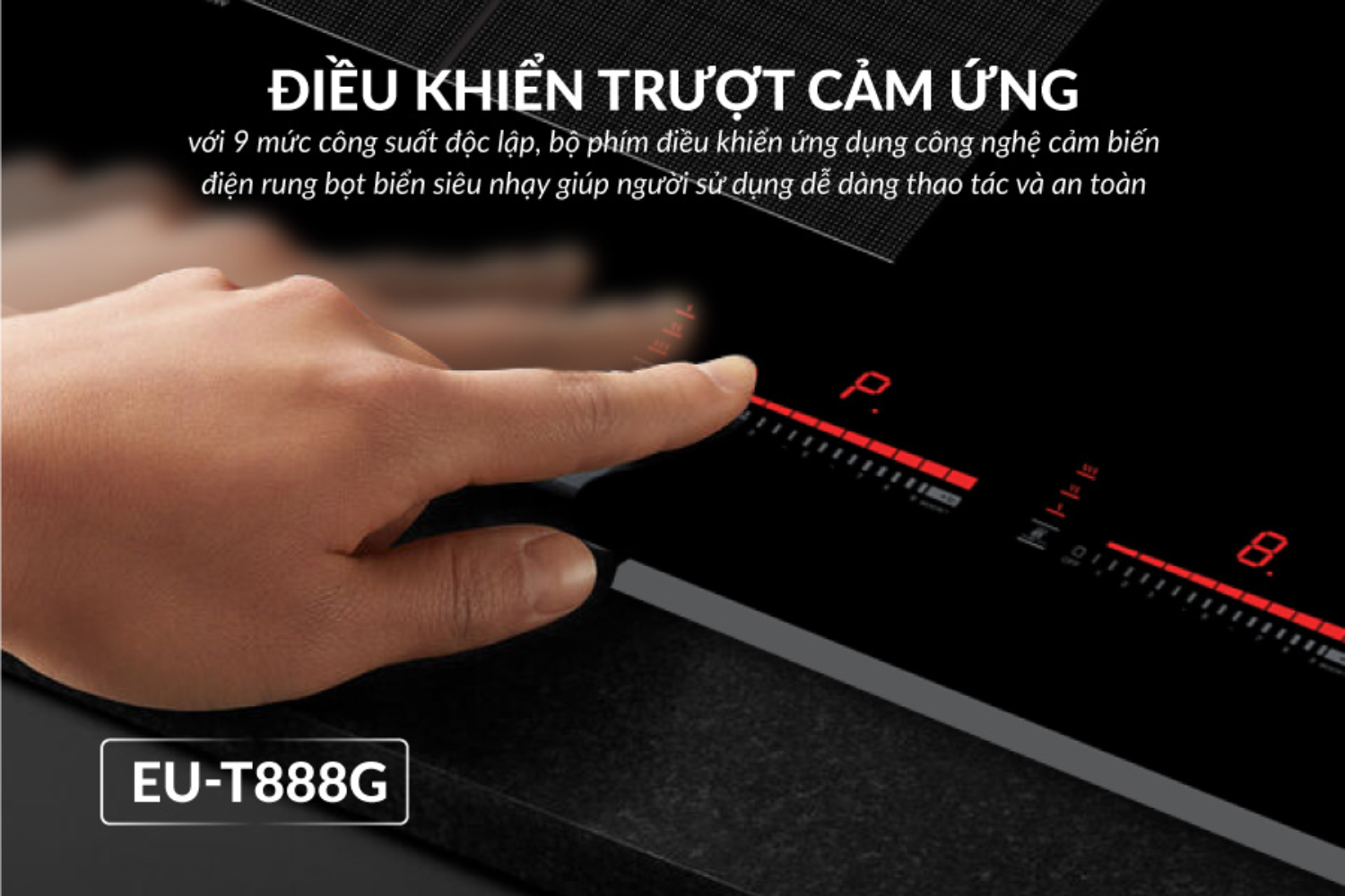 Bếp Từ Đôi Eurosun EU-T888GE (G/S) | Lắp Âm 2 Vùng Nấu