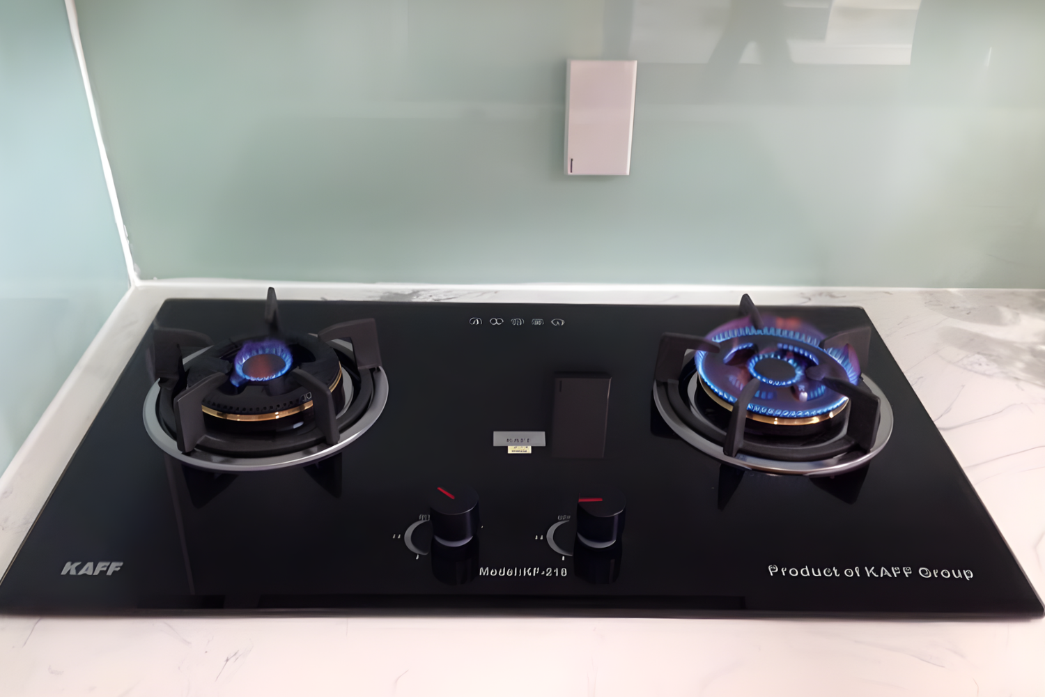Bếp Gas Đôi Kaff KF-218 | Lắp Âm 02 Vùng Nấu
