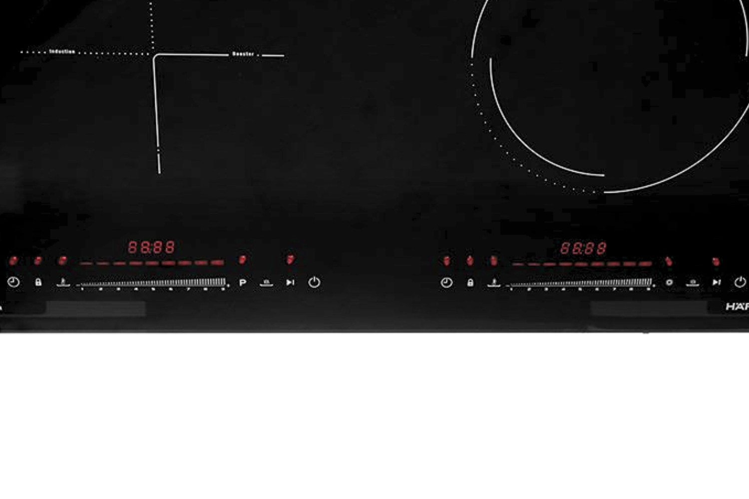 Bếp Điện Từ Đôi Hafele HC-H7321B (536.61.856) | Lắp Âm 01 Điện 01 Từ