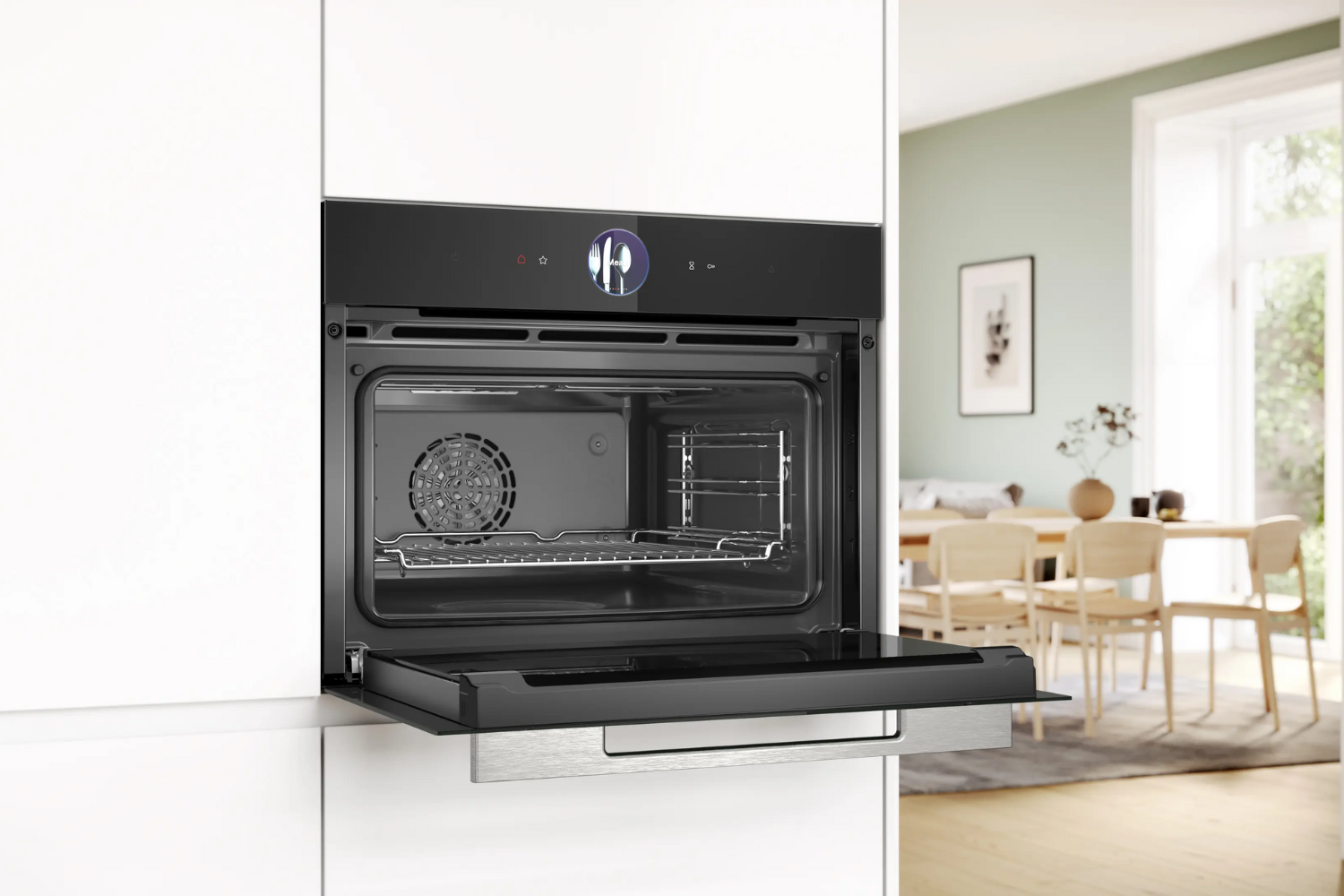 Lò Nướng Hơi Nước Bosch CSG7364B1 Series 8 | Lắp Âm 47 Lít