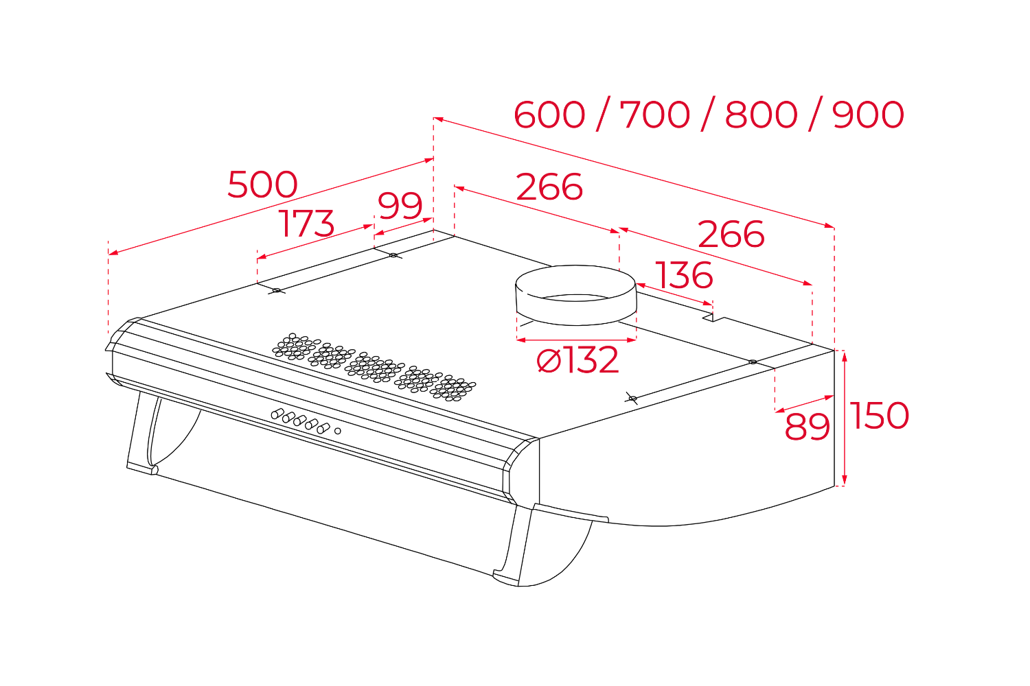 Máy hút mùi truyền thống Teka EASY C 6420 | 60cm