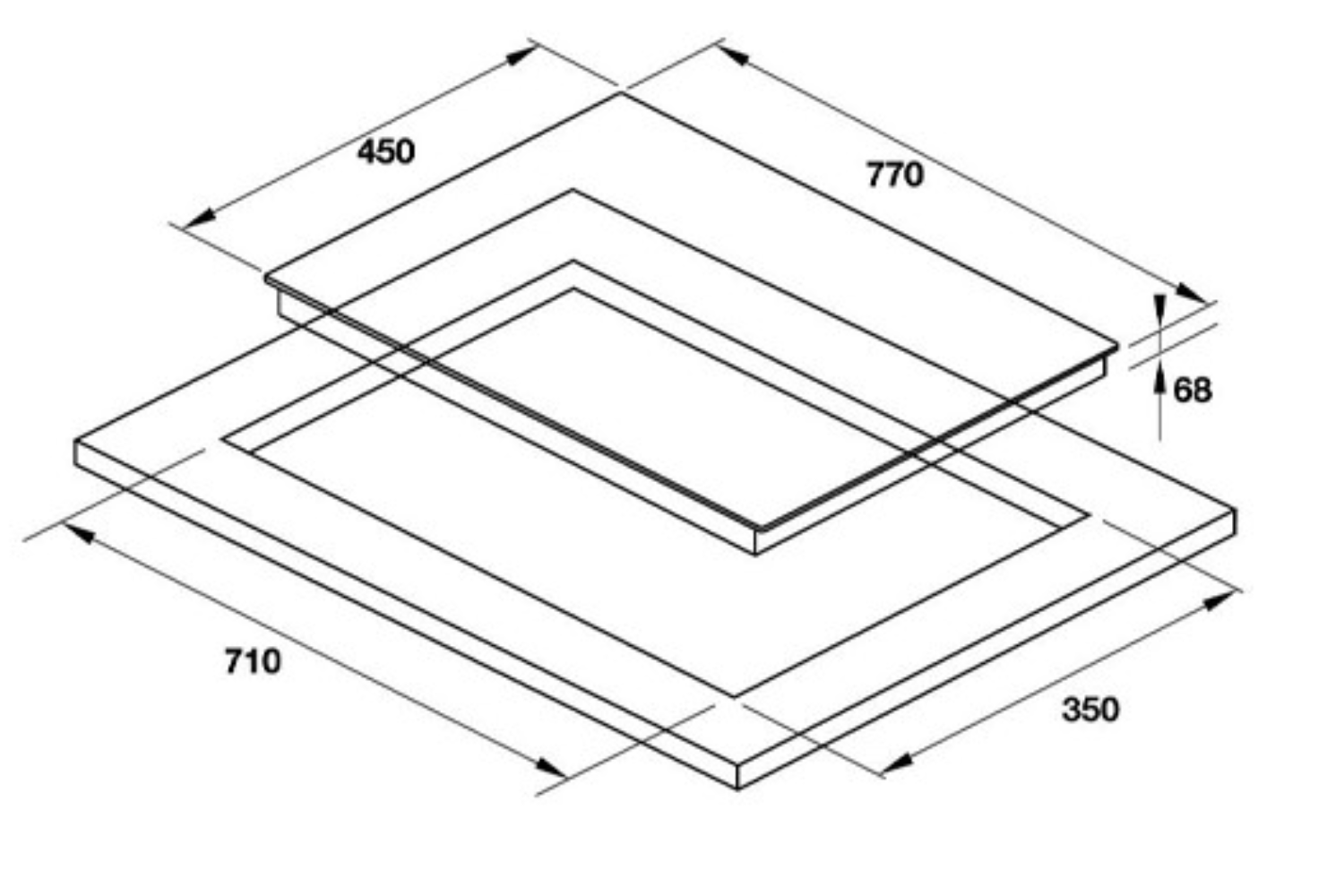 Bếp Từ Đôi Hafele HC-I772A (536.01.695) | Lắp Âm 02 Vùng Nấu