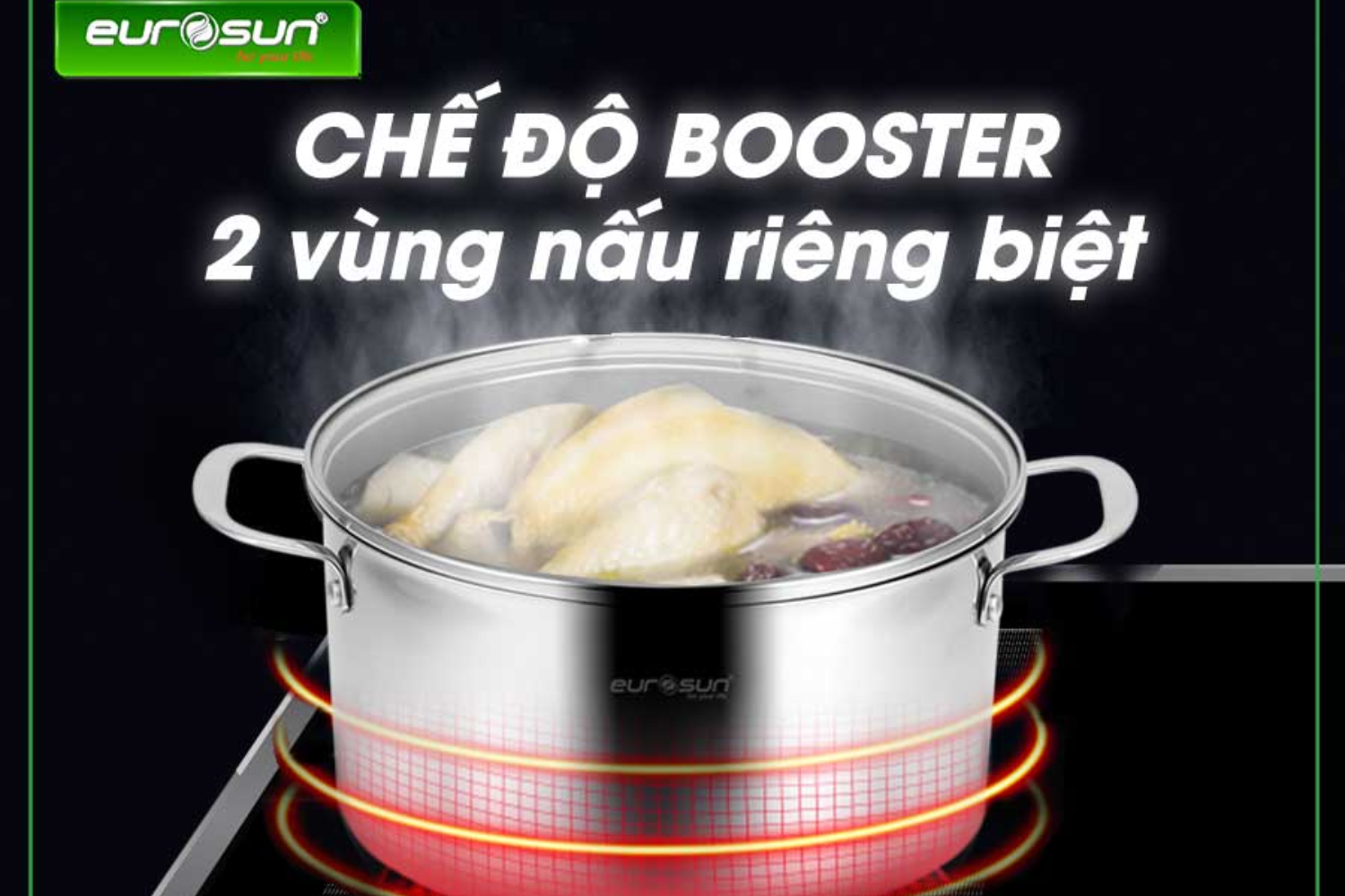 Bếp Từ Eurosun EU-T798pro | Lắp Âm 02 Vùng Nấu