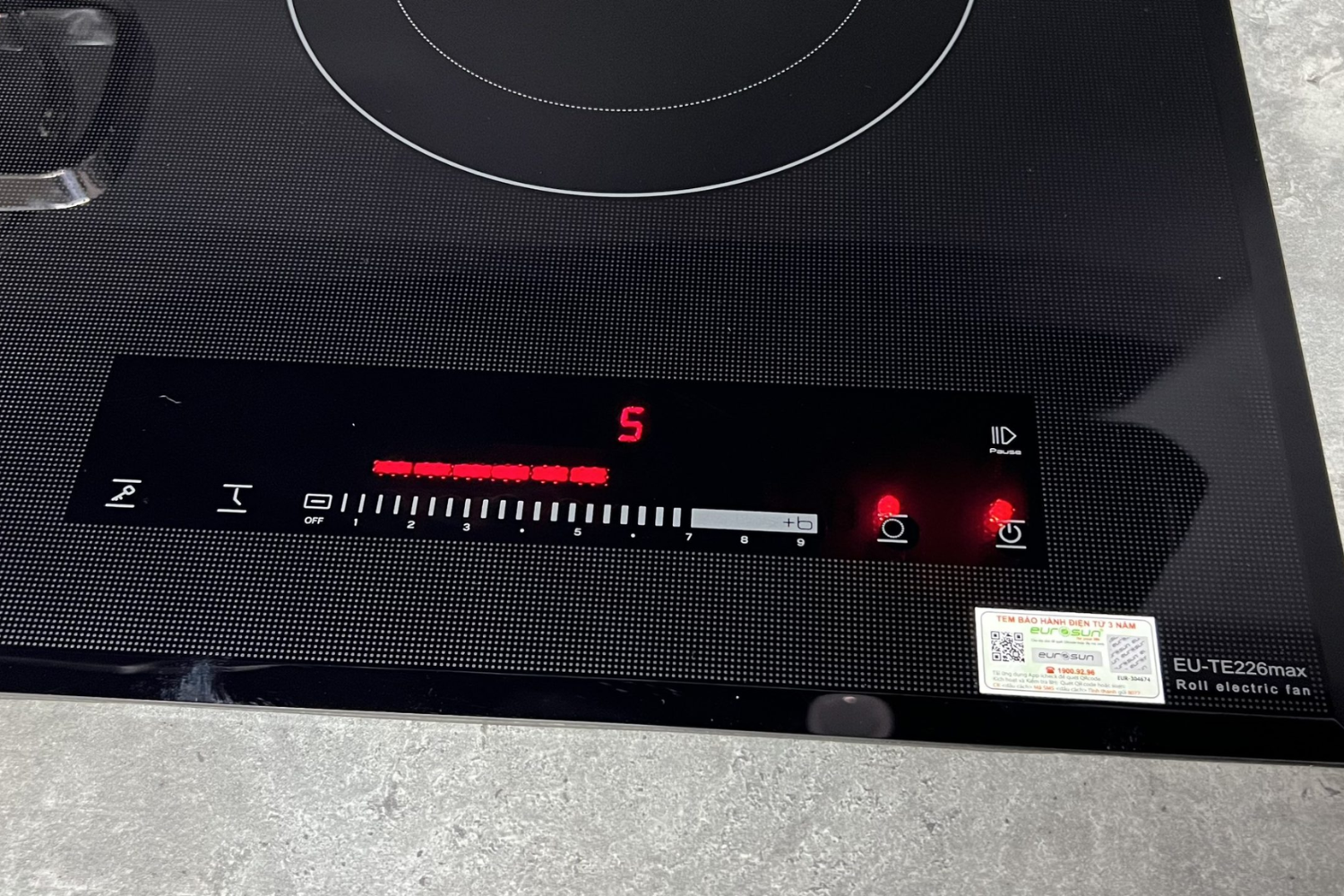 Bếp Điện Từ Kết Hợp Hồng Ngoại Eurosun EU-TE226Max | Lắp Âm 2 Vùng Nấu