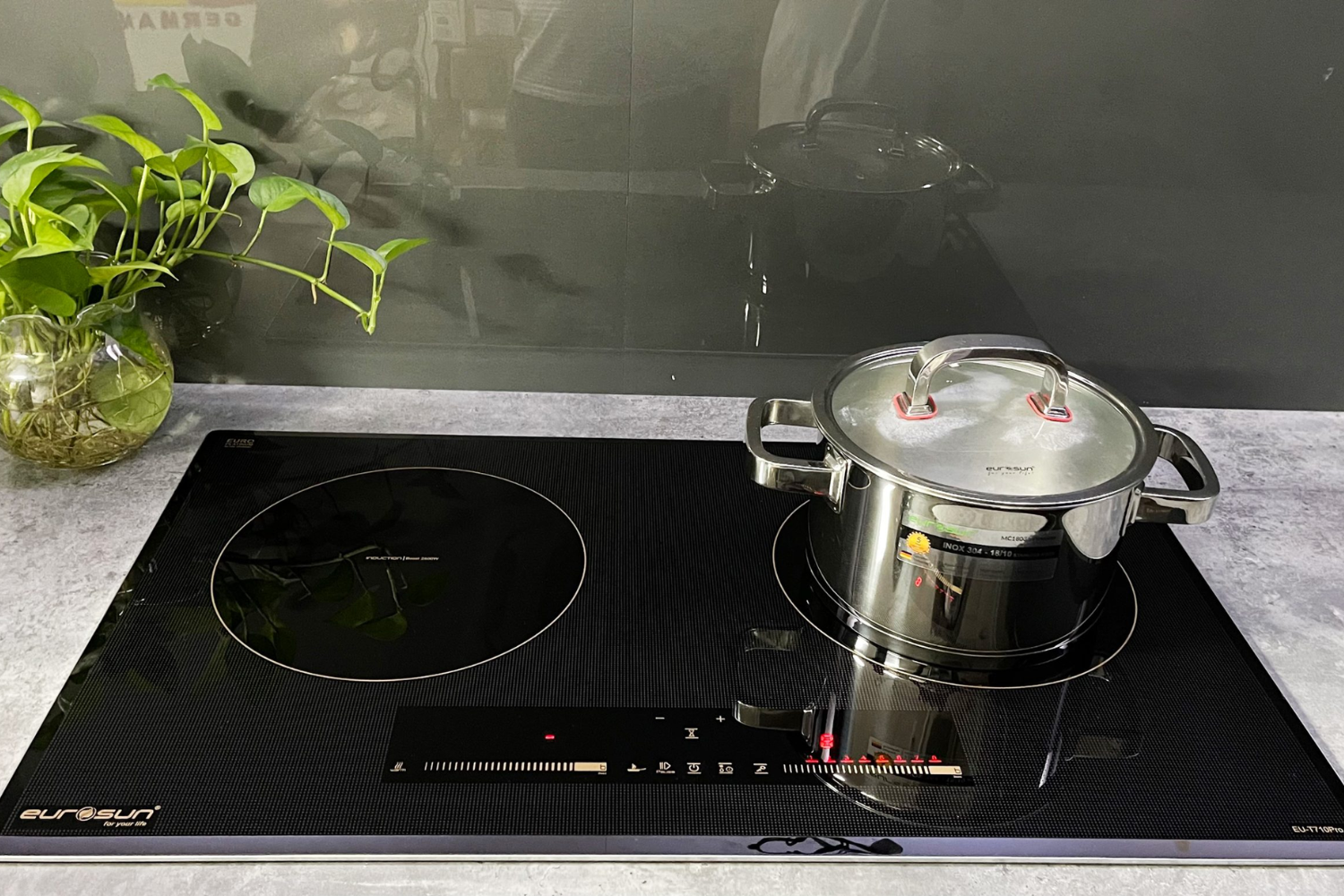 Bếp Từ Đôi Eurosun EU-T710Pro(S) | Lắp Âm 2 Vùng Nấu