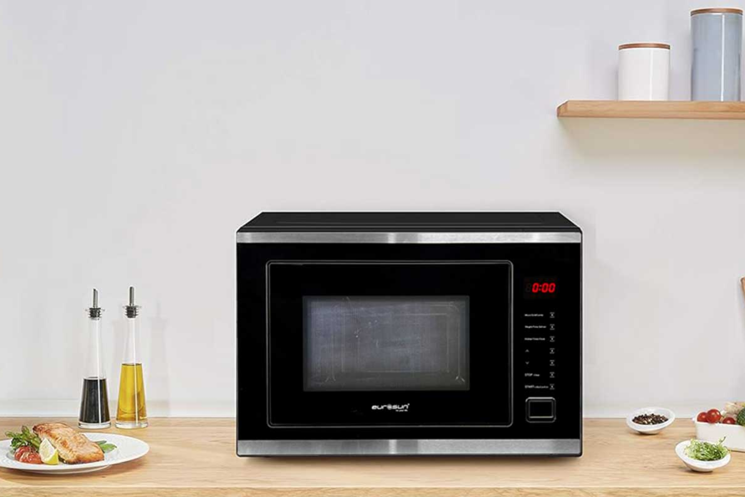 Lò Vi Sóng Có Nướng Eurosun MWO-30EU | Lắp Âm 28 Lít