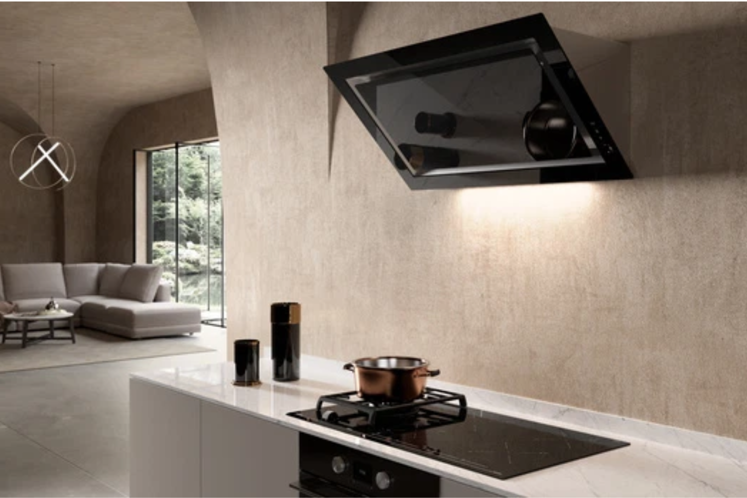 Máy hút mùi vát nghiêng Teka MAESTRO DVT Pro 78660 TBS BK | 70cm