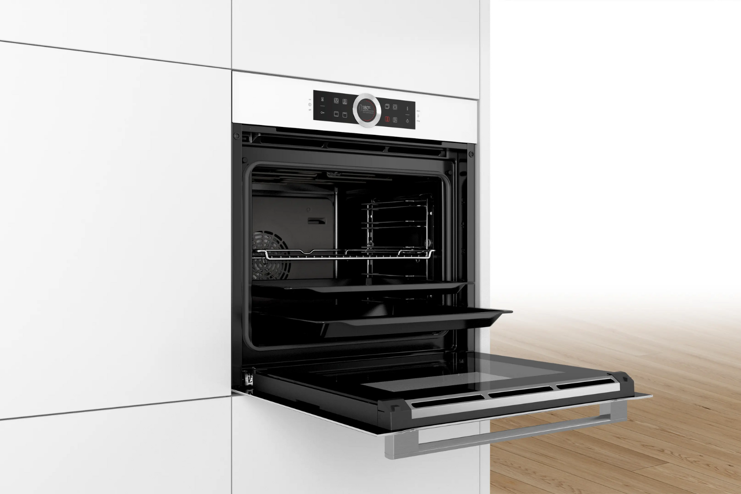 Lò Nướng Bosch HBG634BW1 Series 8 | Lắp Âm 71 Lít