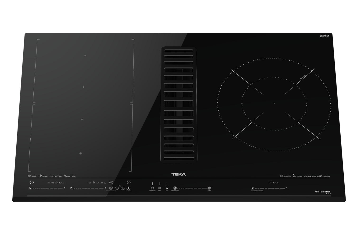 Bếp Từ Kết Hợp Hút Mùi Teka AFC 87628 MST | Lắp Âm 4 Vùng Nấu