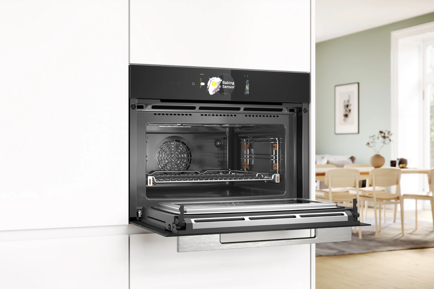 Lò Nướng Vi Sóng Bosch CMG778NB1 Serie 8 | Lắp Âm 45 Lít