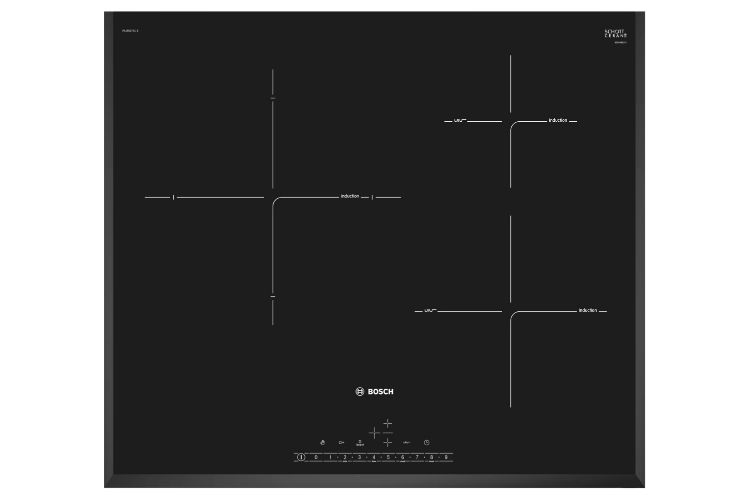 Bếp Từ Âm Bosch PID651FC1E Serie 6 | 03 Vùng Nấu