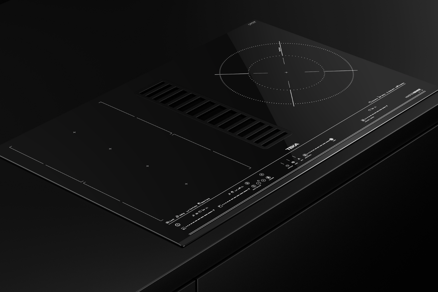 Bếp Từ Kết Hợp Hút Mùi Teka AFC 87628 MST | Lắp Âm 4 Vùng Nấu