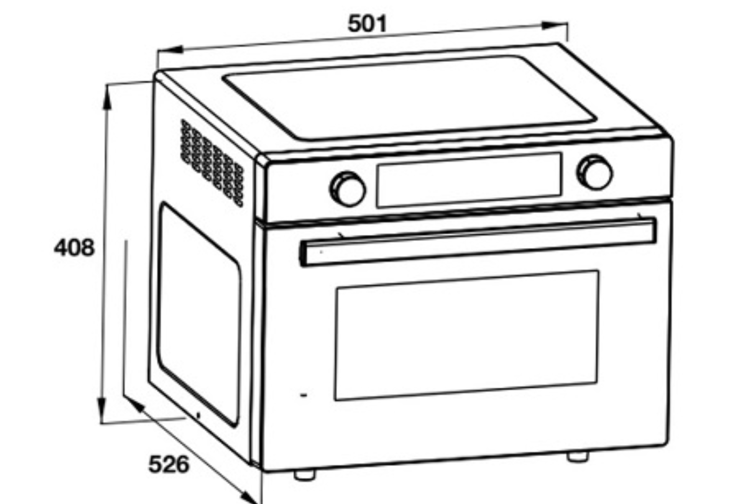 Lò Nướng Vi Sóng Hafele HO-F36A (538.01.221) | Độc Lập Để Bàn 36 Lít