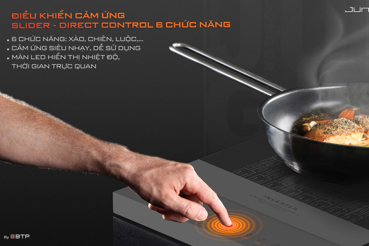 Bếp Từ Đơn Junger CEJ-106-I | Lắp Dương 1 Vùng Nấu