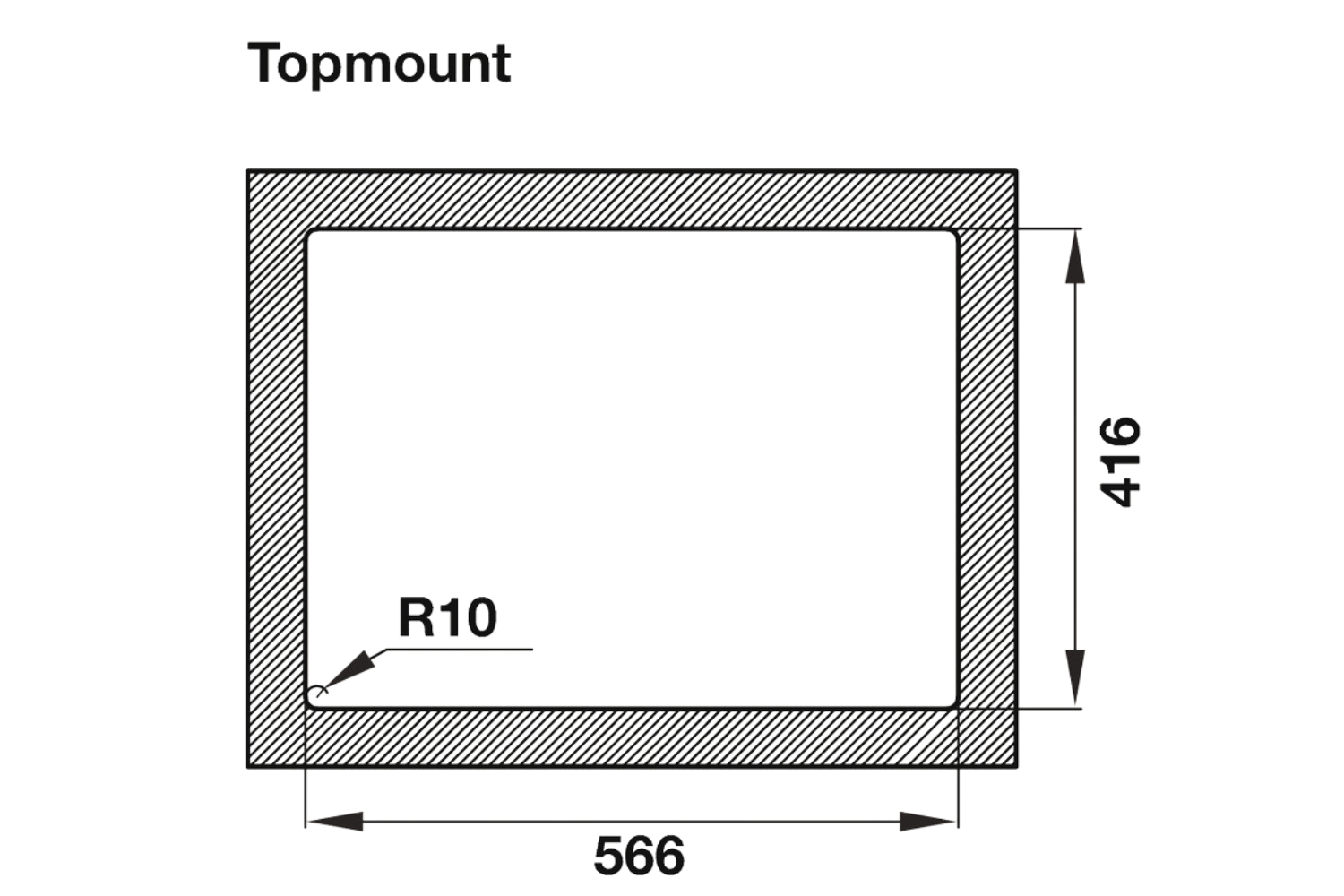 Chậu Rửa Bát 1 Hố Inox 304 Hafele HS19-SSN1S60 567.20.397