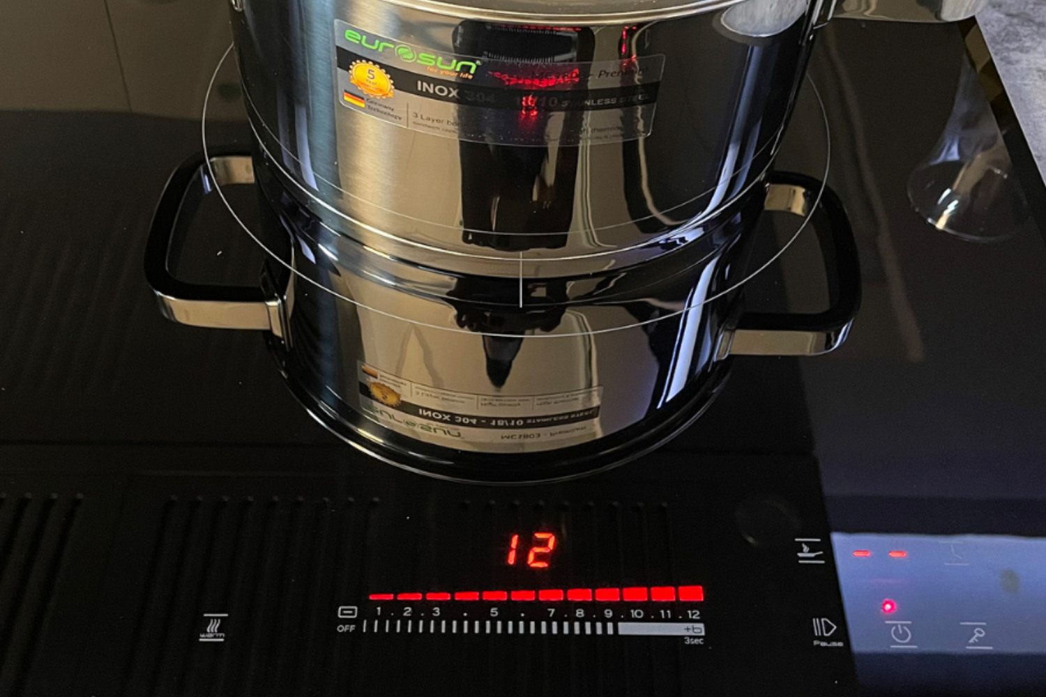 Bếp Từ Đôi Eurosun EU-T508Max | Lắp Âm 2 Vùng Nấu