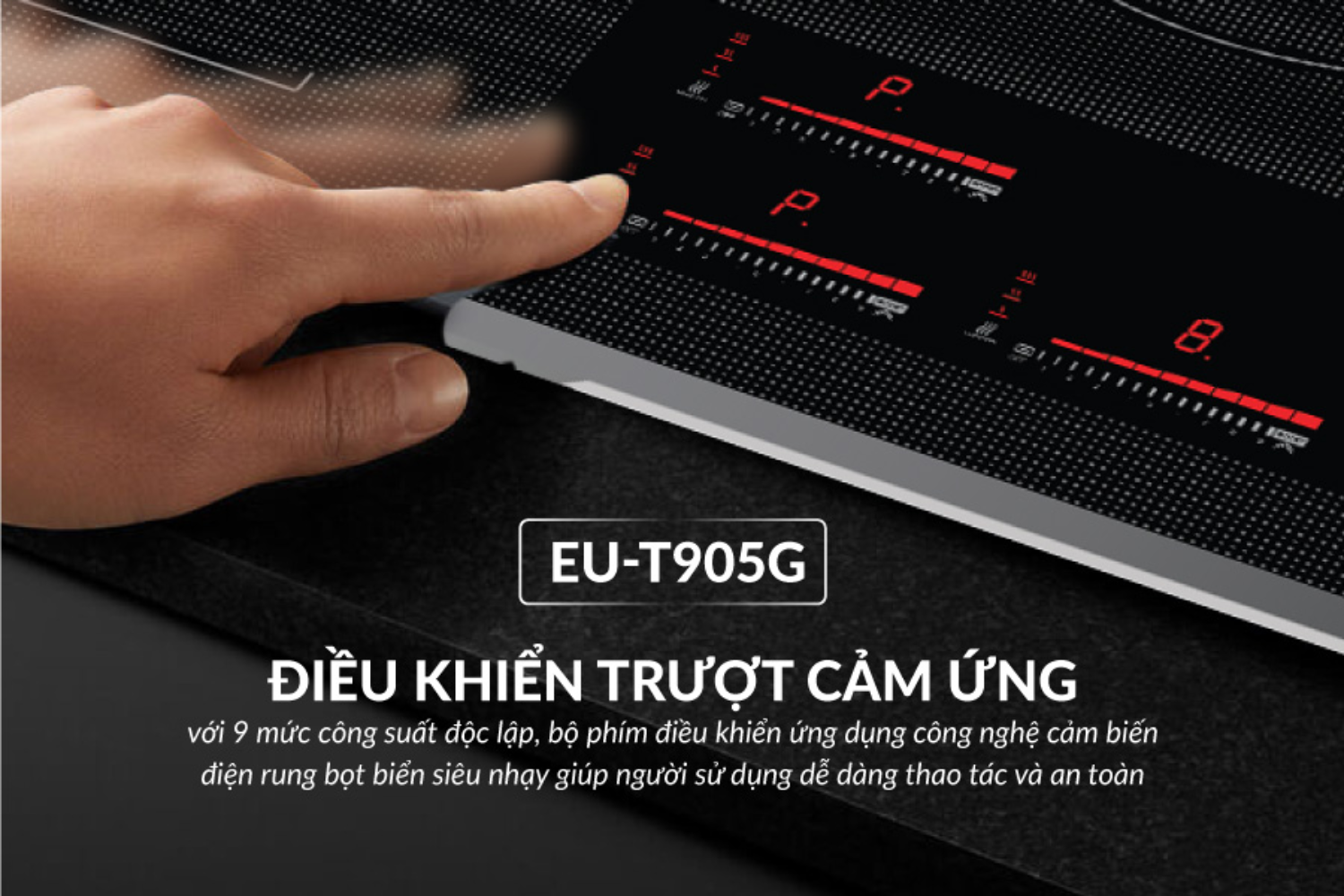 Bếp Từ Eurosun EU-T905G | Lắp Âm 3 Vùng Nấu