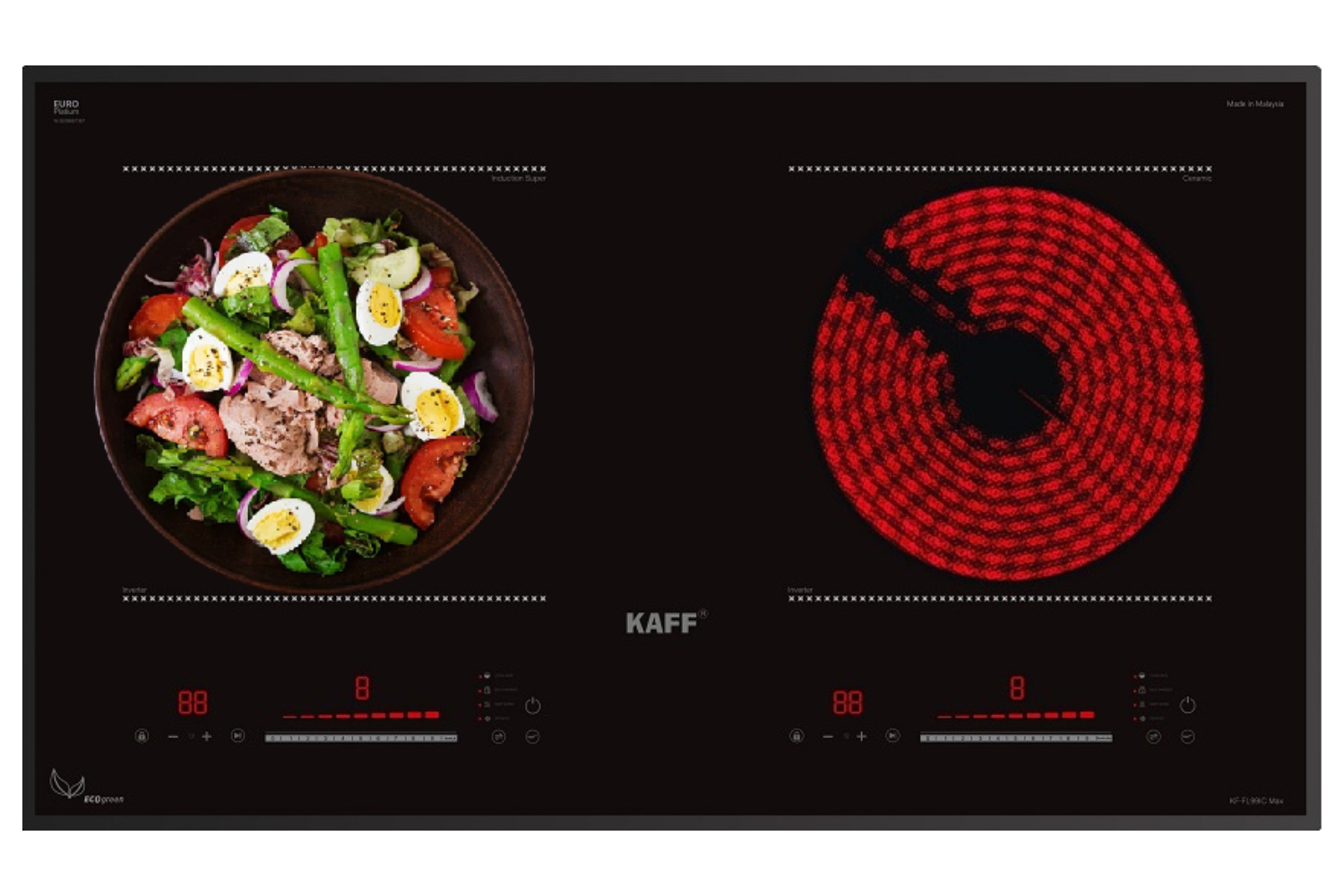 Bếp Điện Từ Âm KAFF KF-FL99IC MAX | 01 Từ - 01 Hồng Ngoại