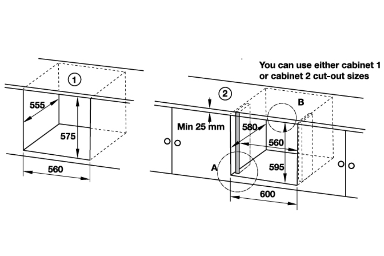 Lò Nướng Âm Tủ Hafele HO-KT60B (533.02.001) | Dung Tích 65 Lít