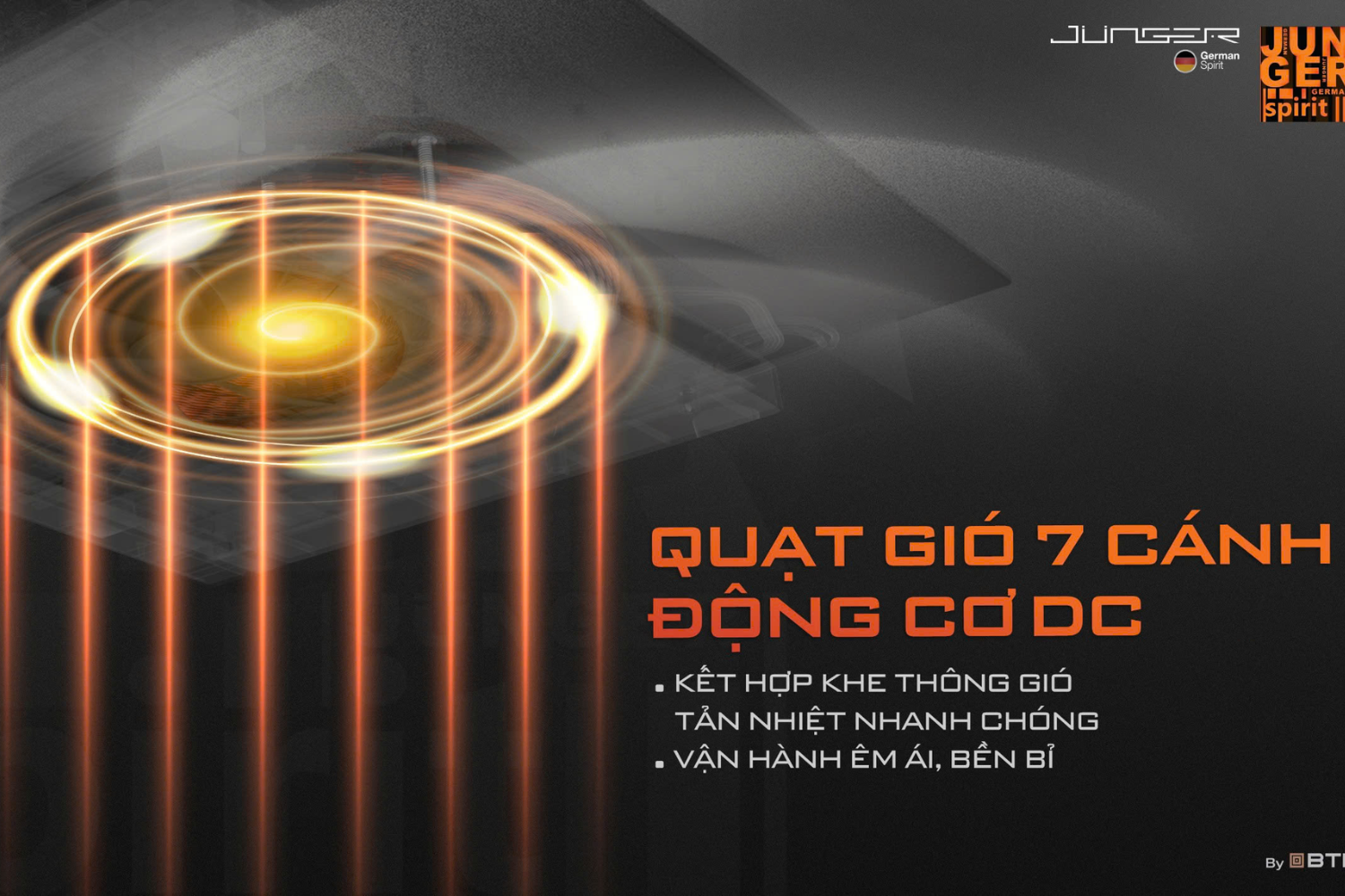 Bếp Điện Hồng Ngoại Đơn Junger ASC-86 | Lắp Dương 1 Vùng Nấu