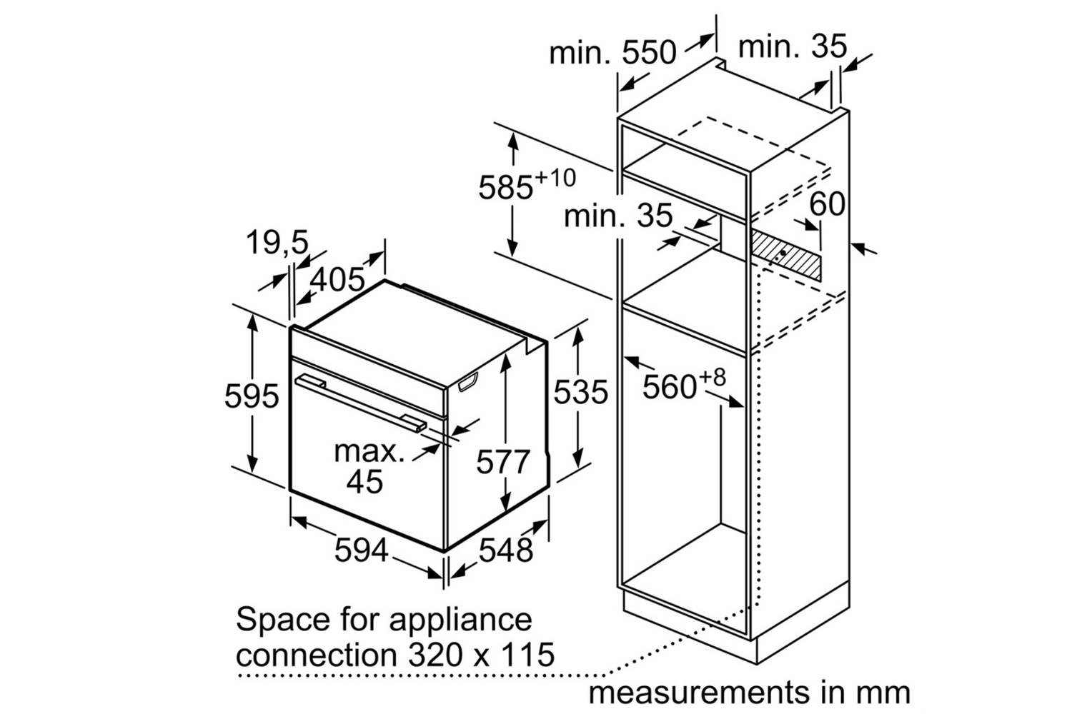 Lò Nướng Bosch HBG7784B1 Series 8 | Âm Tủ 71 Lít