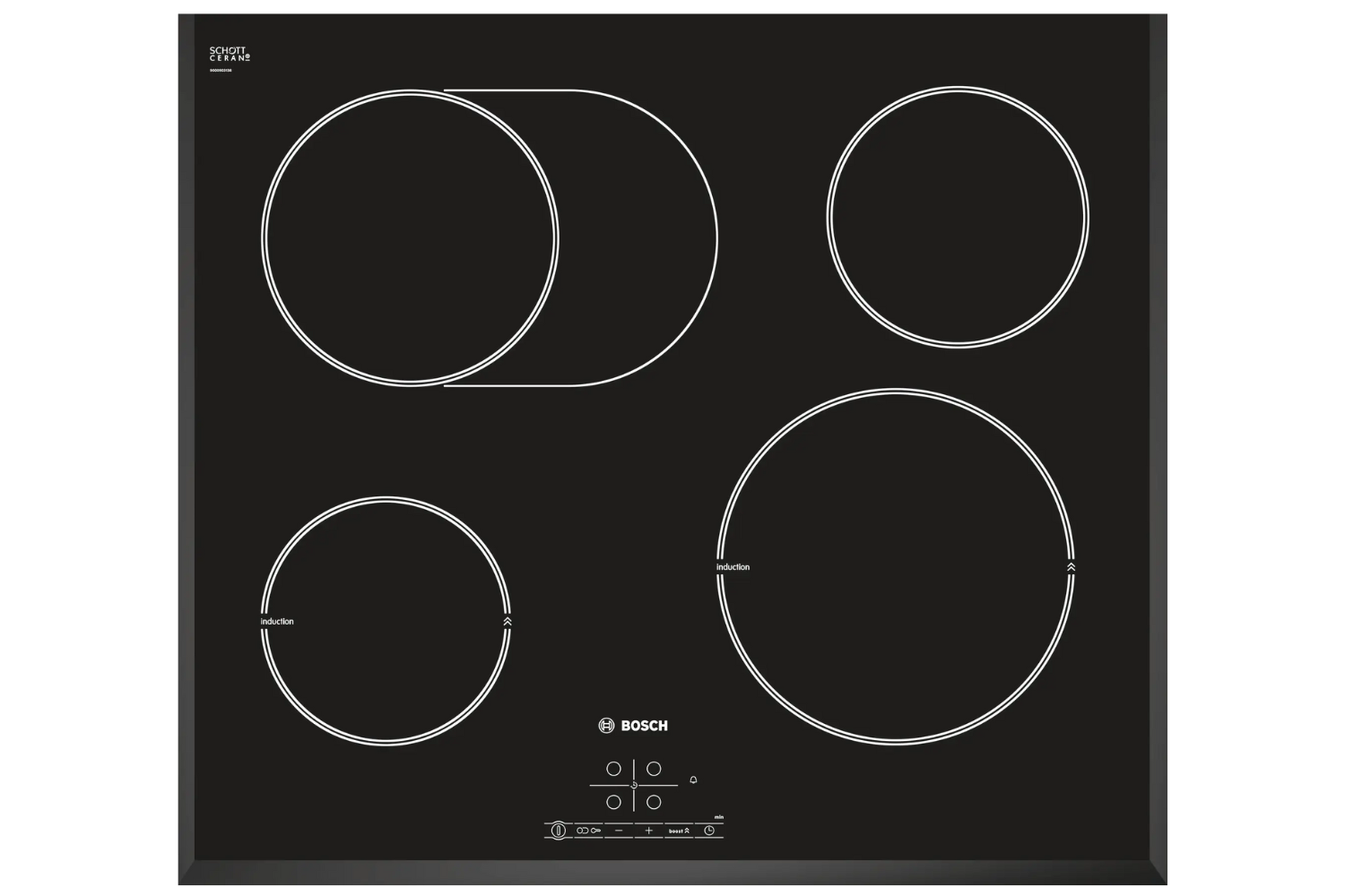 Bếp Từ Hồng Ngoại Bosch PIC651B17E Serie 4 | Lắp Âm 02 Điện 02 Từ