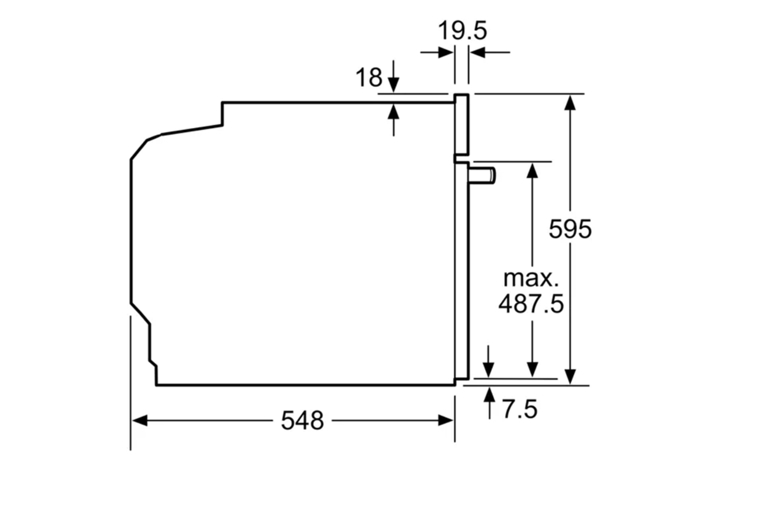 Lò Nướng Air Fry Bosch HBG7741B1 Serie 8 | Lắp Âm 71 Lít