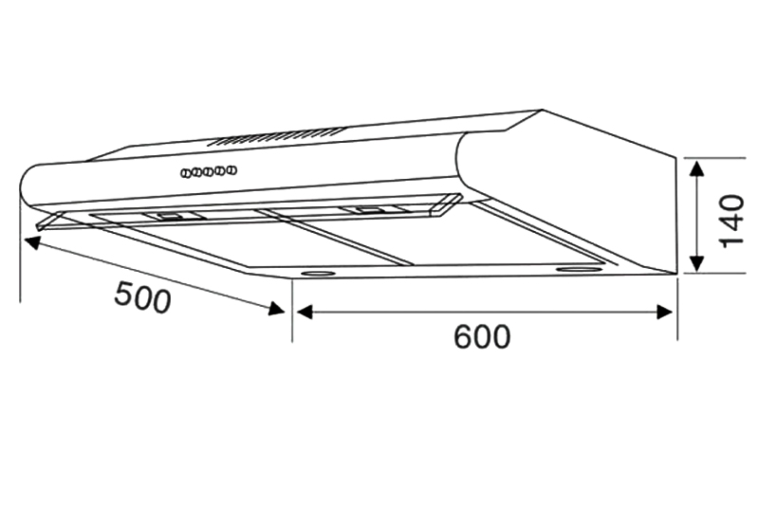 Máy hút mùi cổ điển Canzy CZ 506I