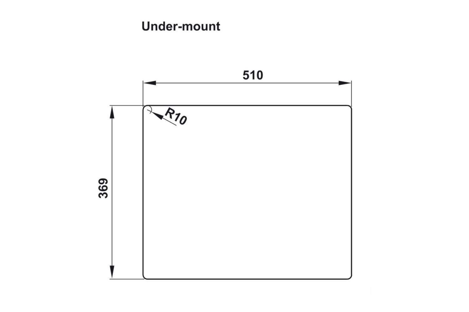 Chậu Rửa Bát 1 Hố Bằng Đá Granstone Hafele Essence HS22-GEN1S60M (577.25.320) | Màu Đen