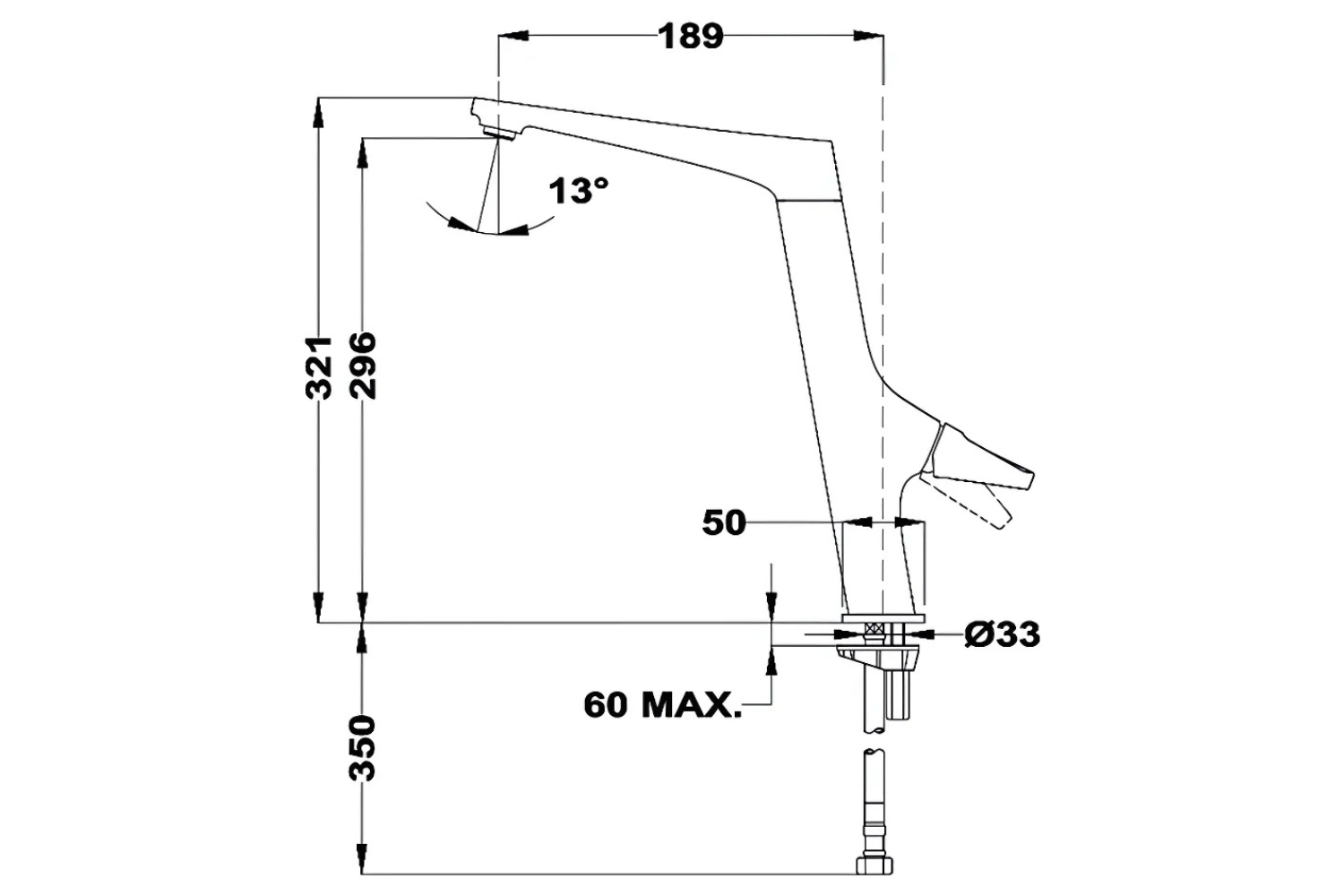 Vòi Rửa Bát Nóng Lạnh Teka SE 915 116030030