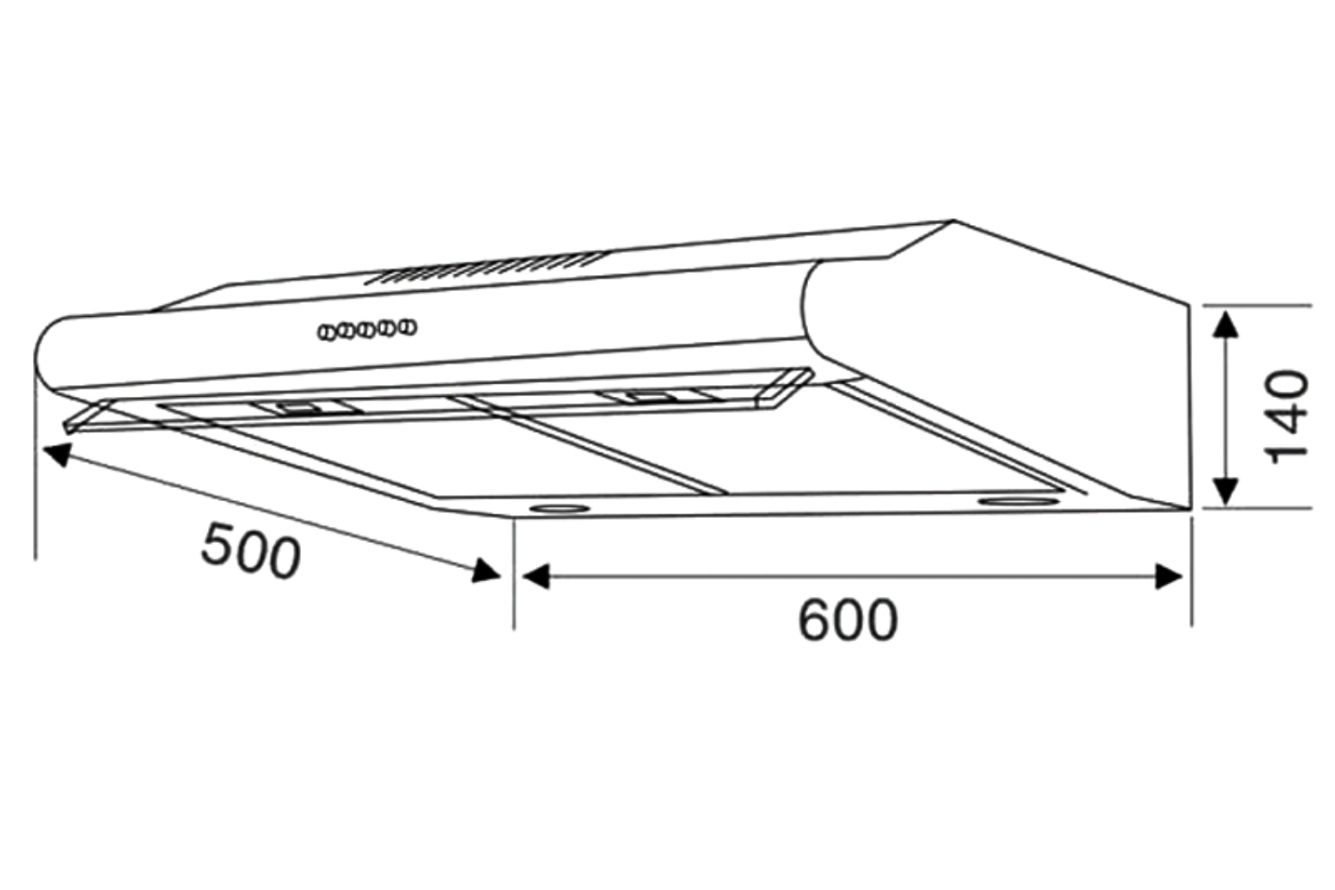 Máy hút mùi cổ điển Canzy CZ 506B | 60cm