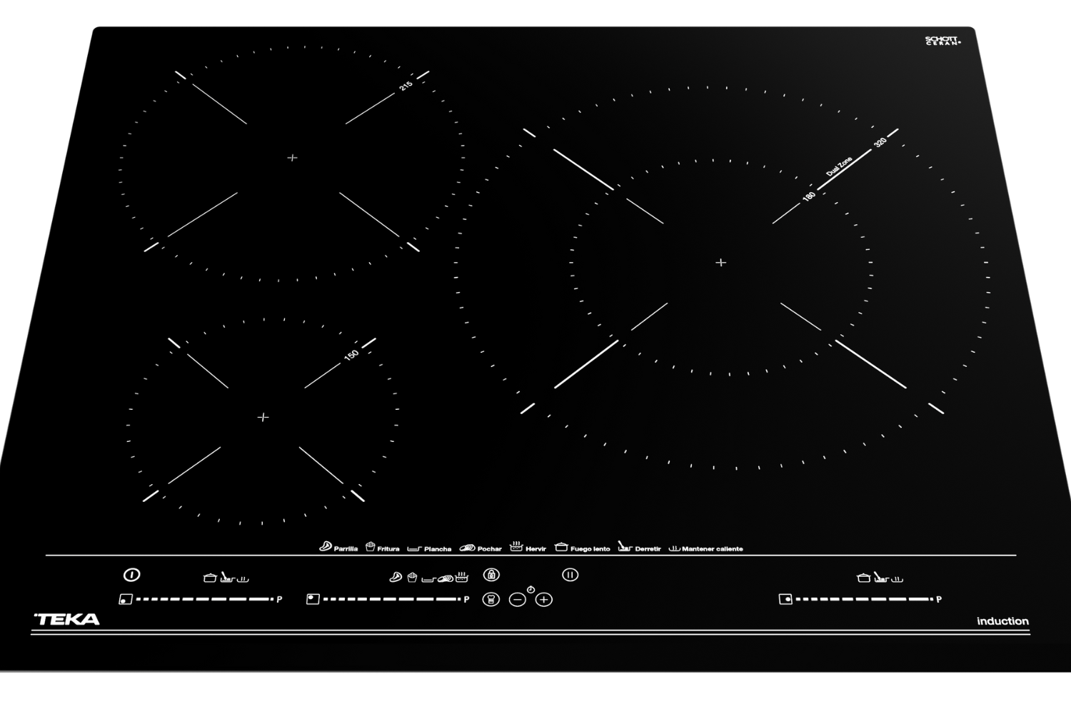 Bếp Từ Teka IZC 63632 BK MST | Lắp Âm 3 Vùng Nấu