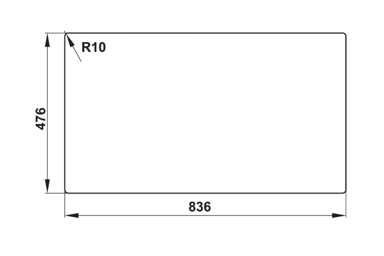 Chậu Rửa Bát 1 Hố Inox 304 Hafele HS20-SSN1S60 567.20.266