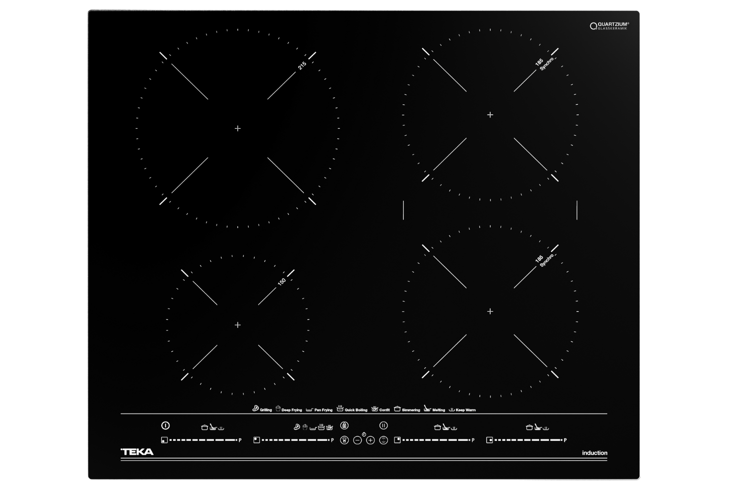Bếp Từ Teka ITC 64630 BK MST | Lắp Âm 4 Vùng Nấu