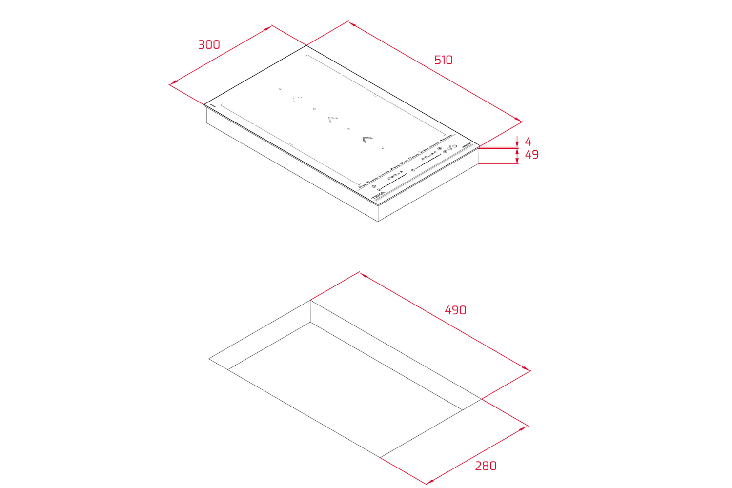 Bếp Từ Đôi Teka IZS 34700 MST BK | Lắp Âm 2 Vùng Nấu