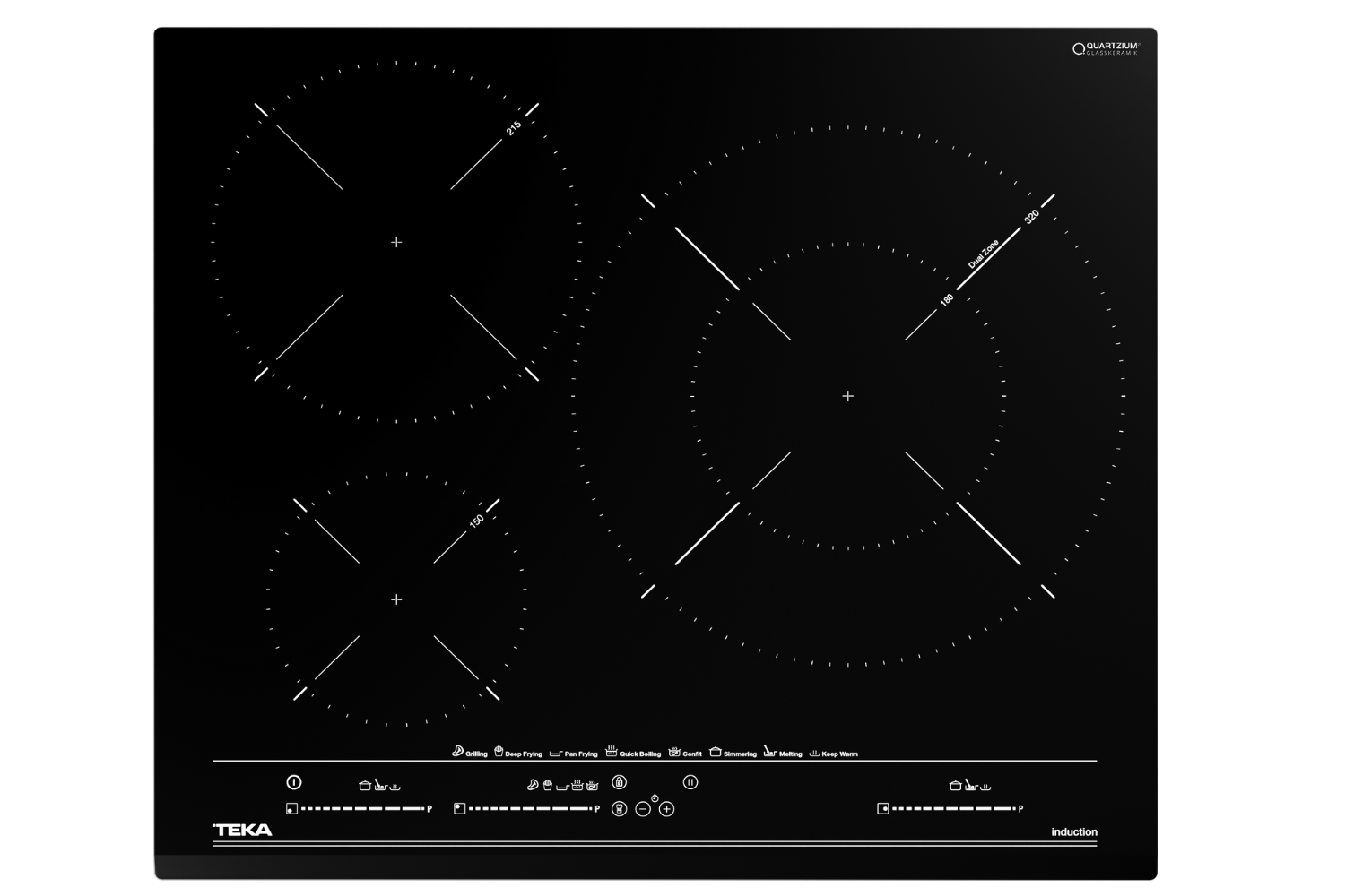 Bếp Từ Teka IZC 63630 BK MST | Lắp Âm 3 Vùng Nấu