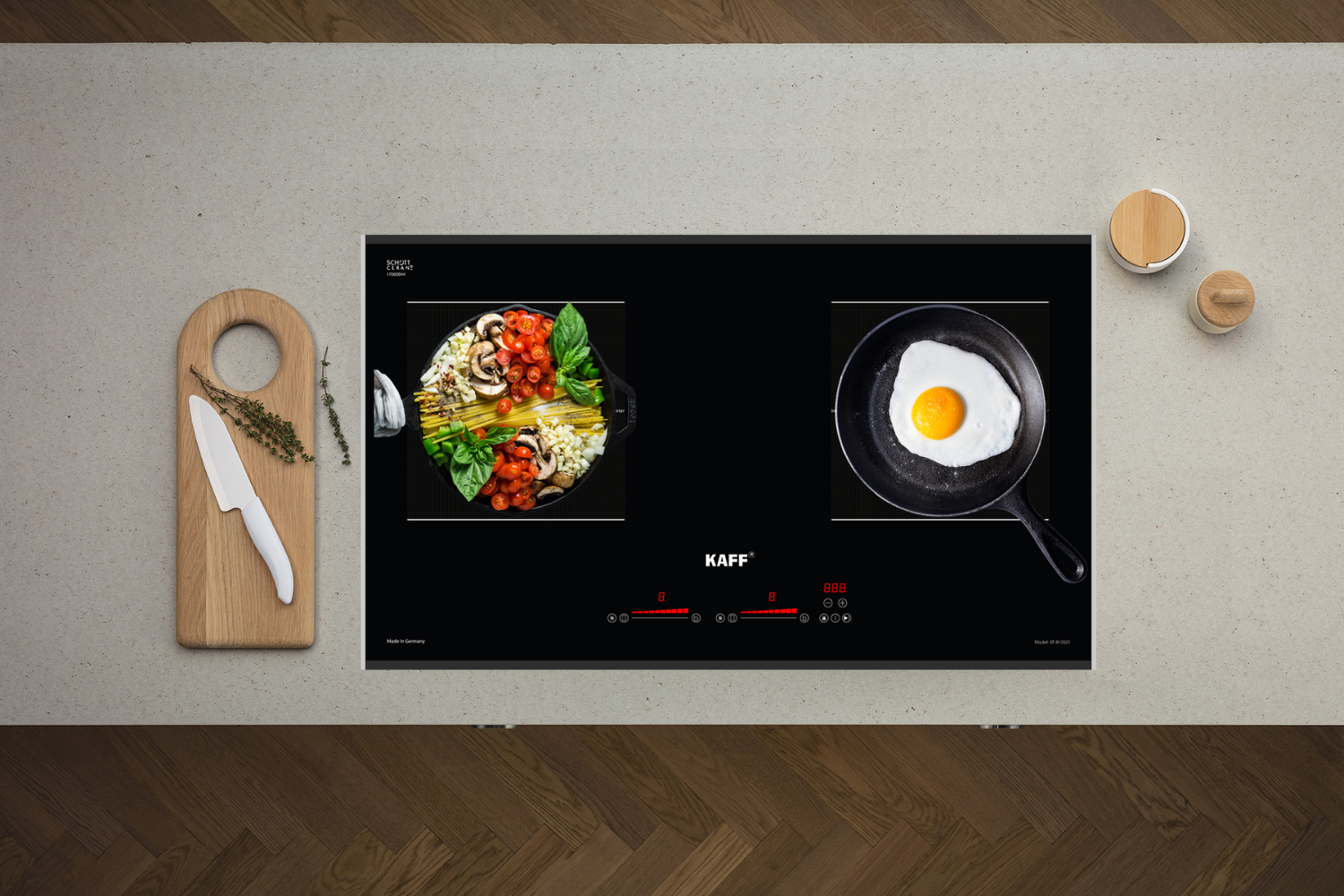 Bếp Từ Đôi KAFF KF-IH202II | Lắp Âm 02 Vùng Nấu