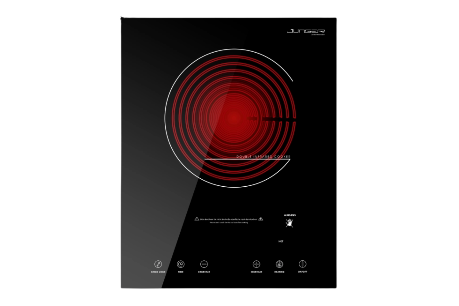 Bếp Điện Hồng Ngoại Đơn Junger  IS-19 | Lắp Âm/Dương 1 Vùng Nấu