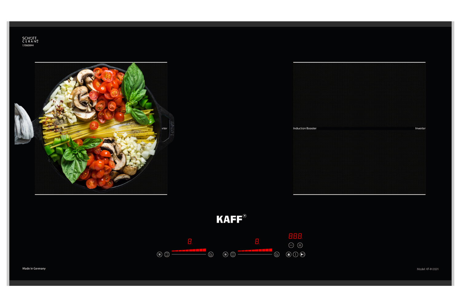 Bếp Từ Đôi KAFF KF-IH202II | Lắp Âm 02 Vùng Nấu