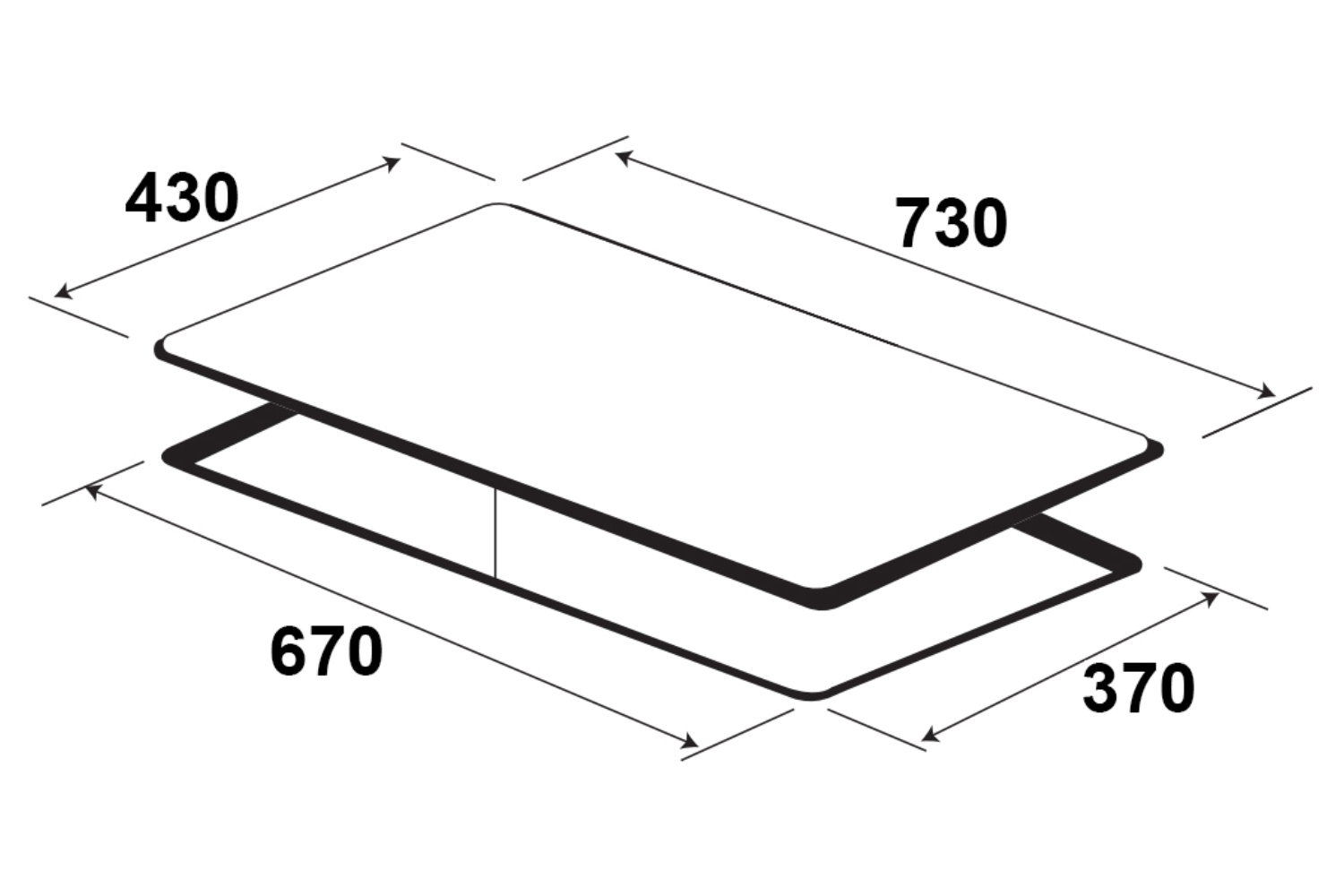 Bếp Từ Đôi KAFF KF-IH202II | Lắp Âm 02 Vùng Nấu