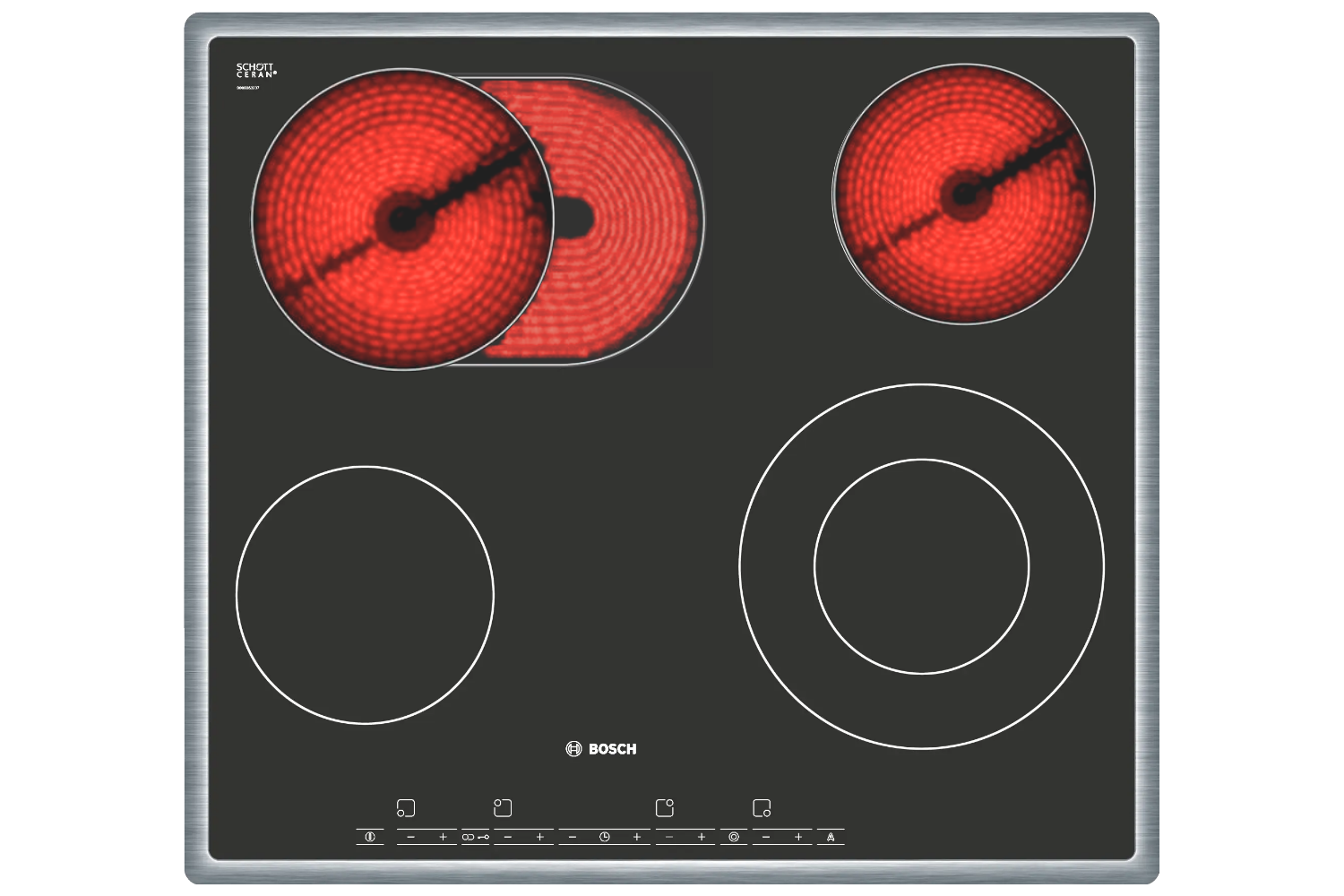 Bếp Điện Âm Bosch PKN645T14 Serie 4 | 04 Vùng Nấu Hồng Ngoại