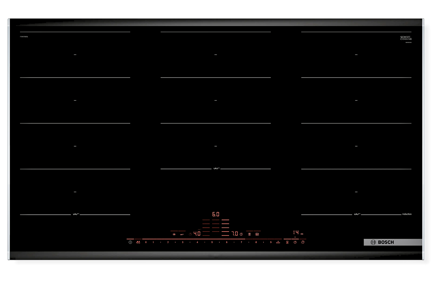 Bếp Từ Âm Bosch PXX975DC1E Serie 8 | 05 Vùng Nấu Ghép Nối