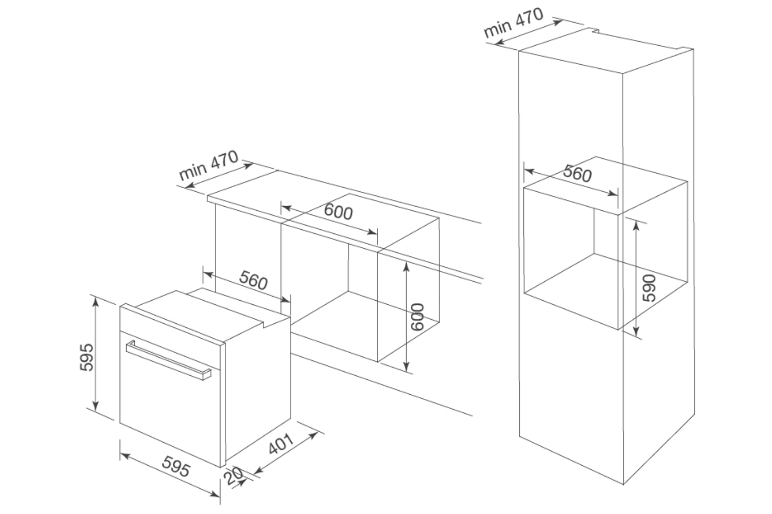Lò Nướng Air Fry Malloca MOV-606 AF | Âm Tủ 60 Lít