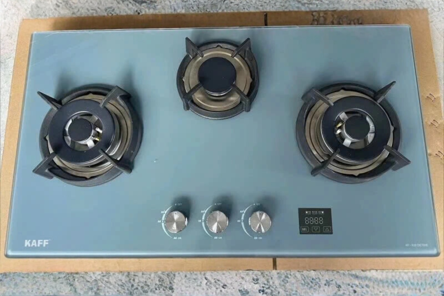 Bếp Gas Âm Kaff KF - 620 DETIME | 03 Vùng Nấu