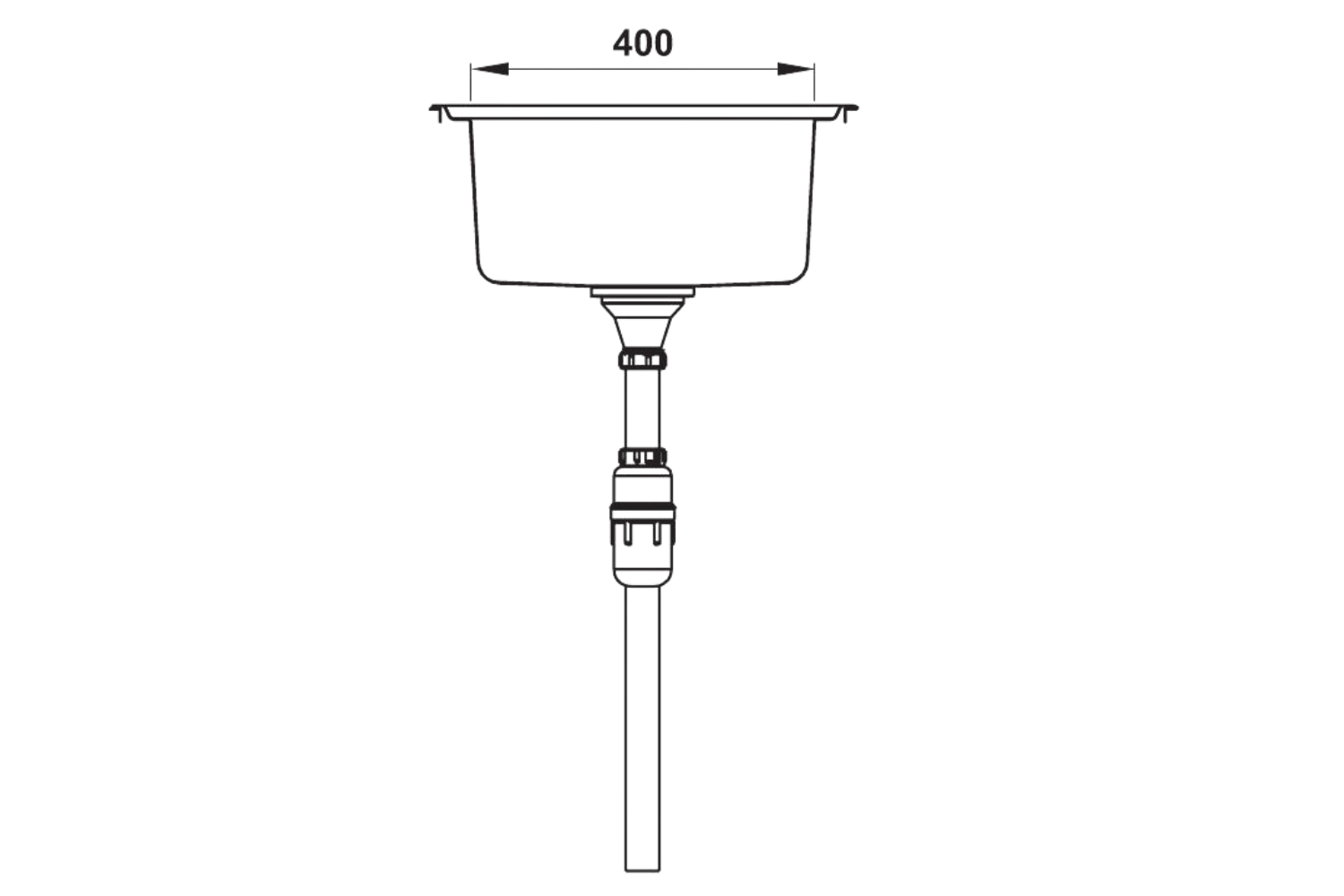 Chậu Rửa Bát 1 Hố Inox 304 Hafele HS20-SSN1S60 567.20.266